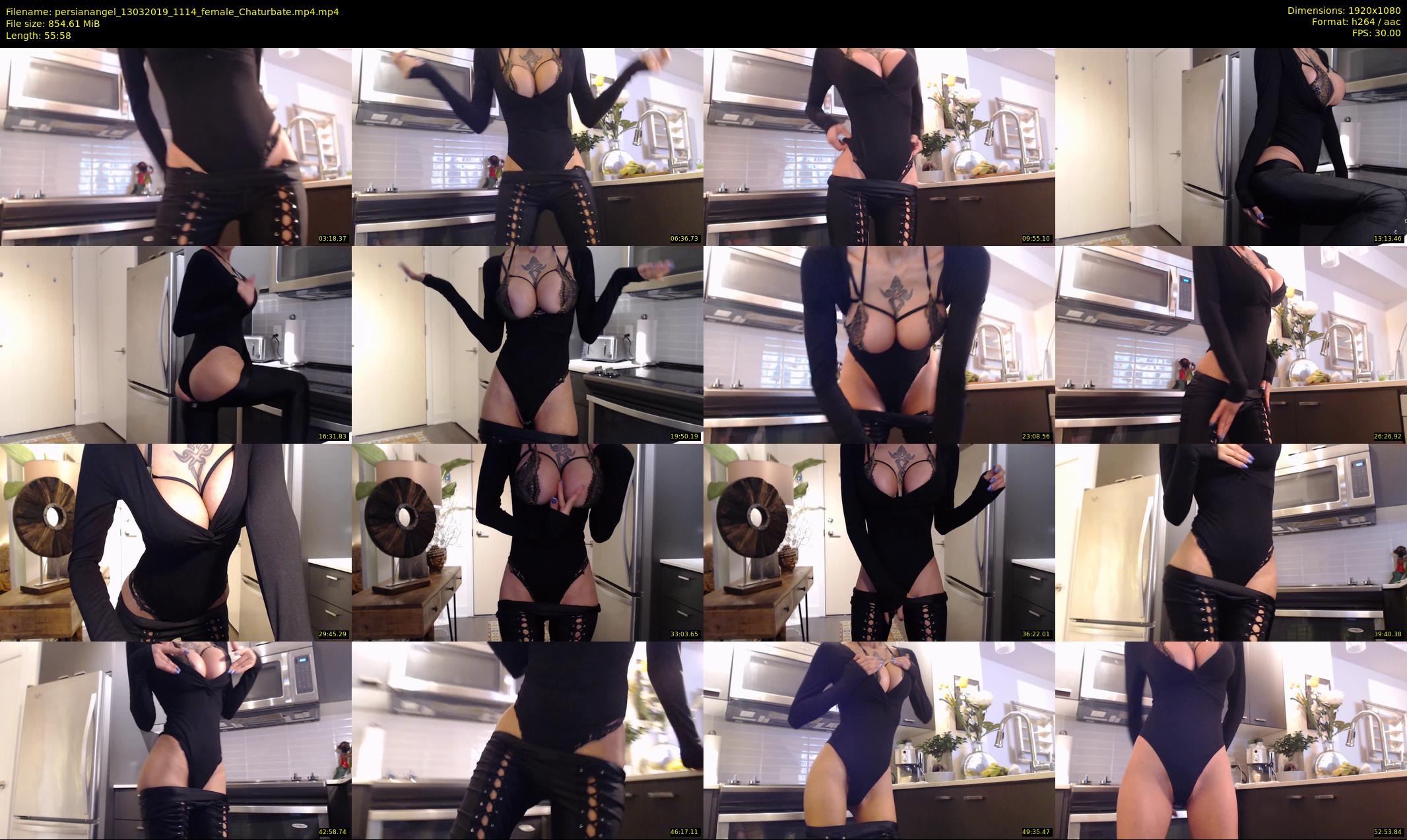 persianangel — 56 minute Chaturbate female cam show recording, 1080p, Mar 13, 2019