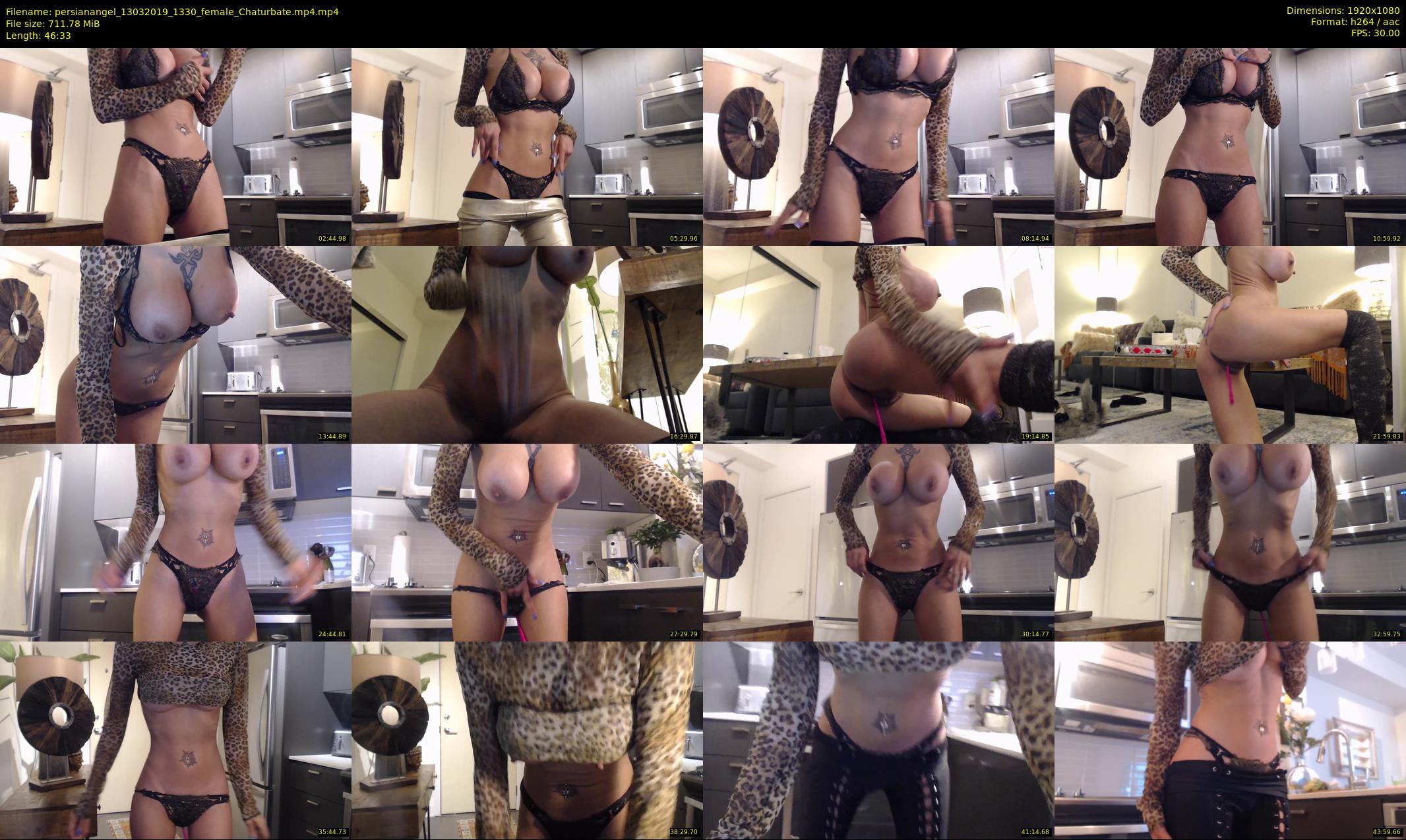 persianangel — 47 minute Chaturbate female cam show recording, 1080p, Mar 13, 2019