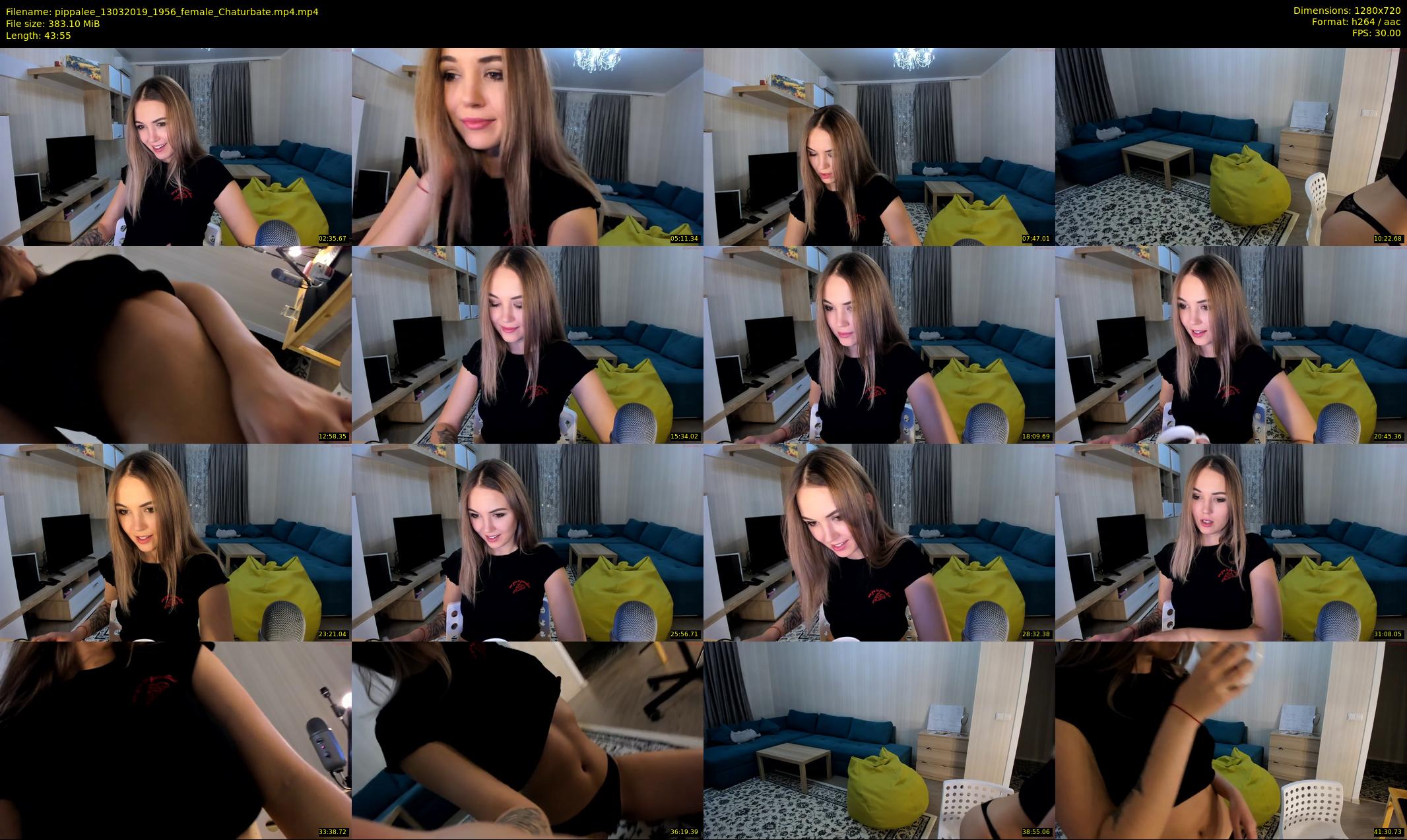 pippalee — 44 minute Chaturbate female cam show recording, 720p, Mar 13, 2019