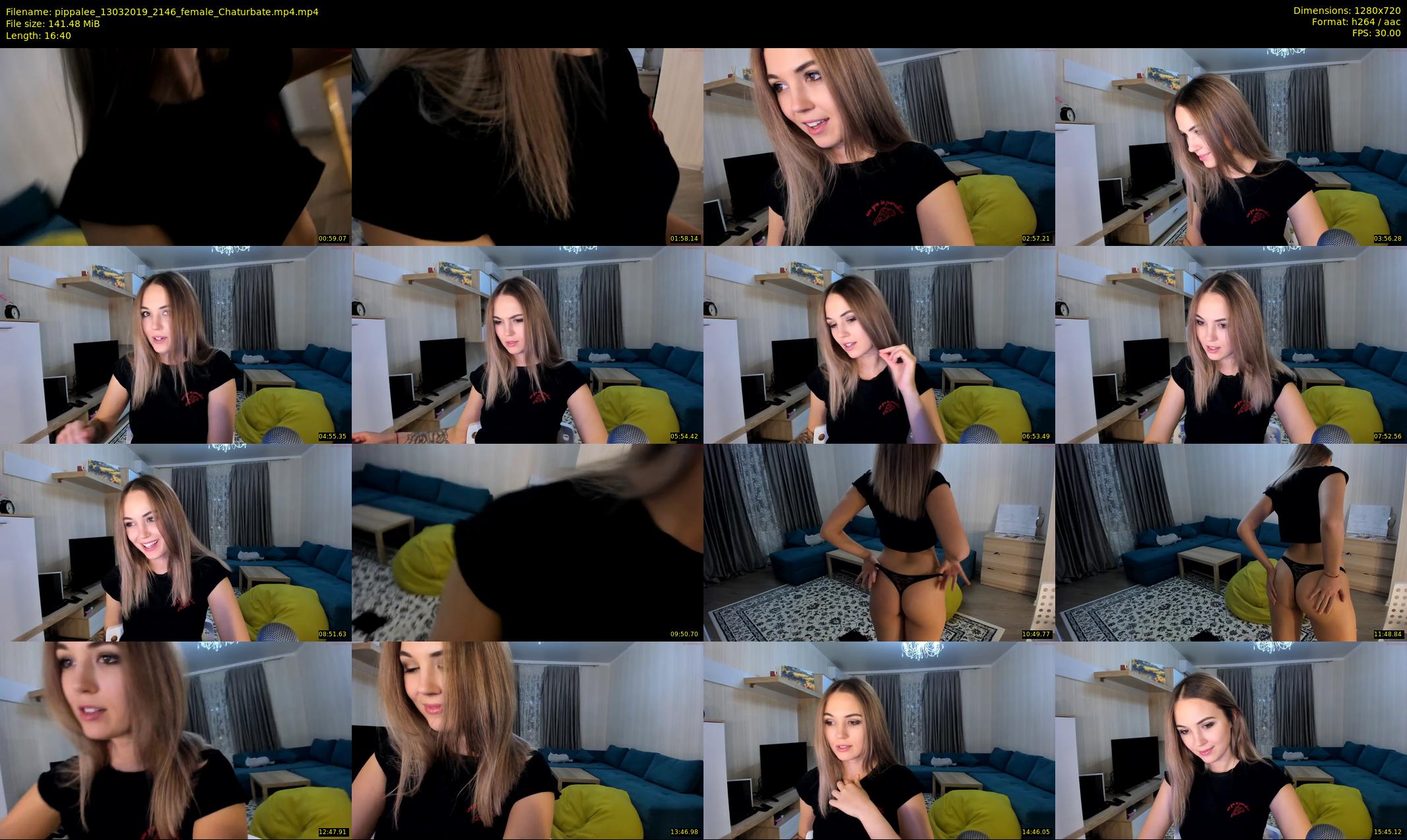 pippalee — 17 minute Chaturbate female cam show recording, 720p, Mar 13, 2019