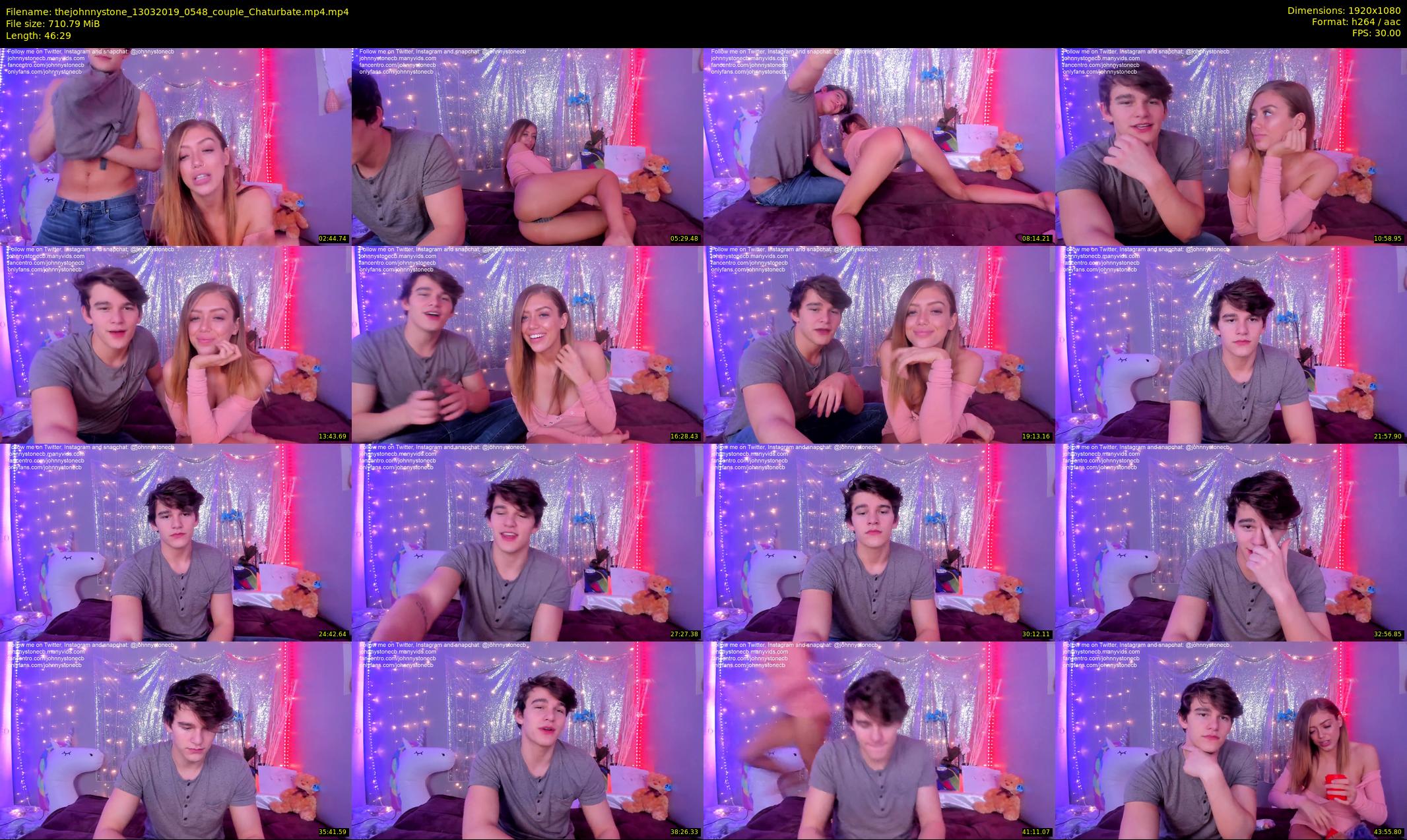 thejohnnystone — 47 minute Chaturbate male cam show recording, 1080p, Mar 13, 2019