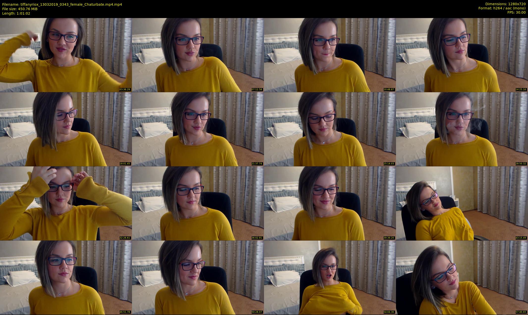 tiffanyriox — 62 minute Chaturbate female cam show recording, 720p, Mar 13, 2019