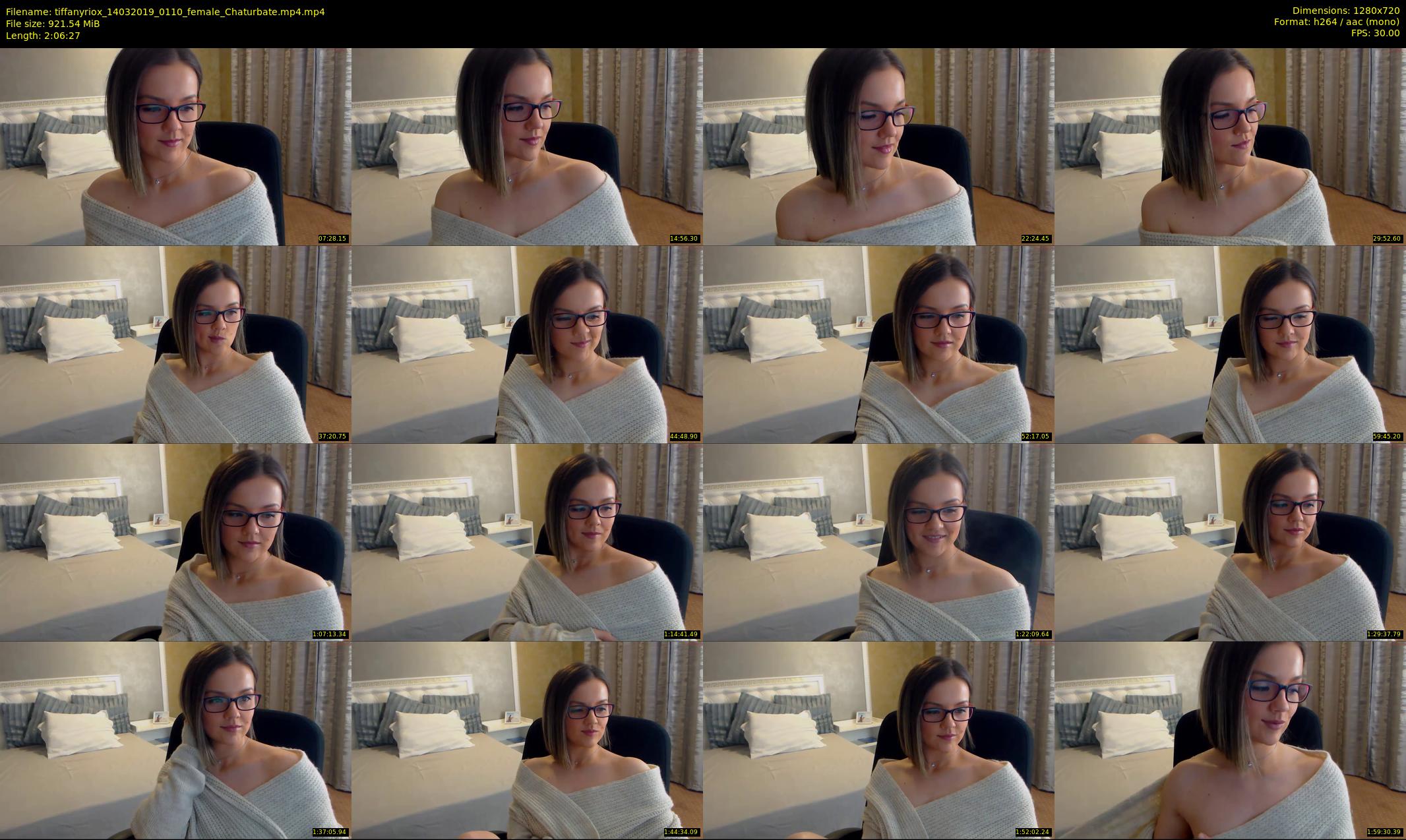 tiffanyriox — 127 minute Chaturbate female cam show recording, 720p, Mar 14, 2019