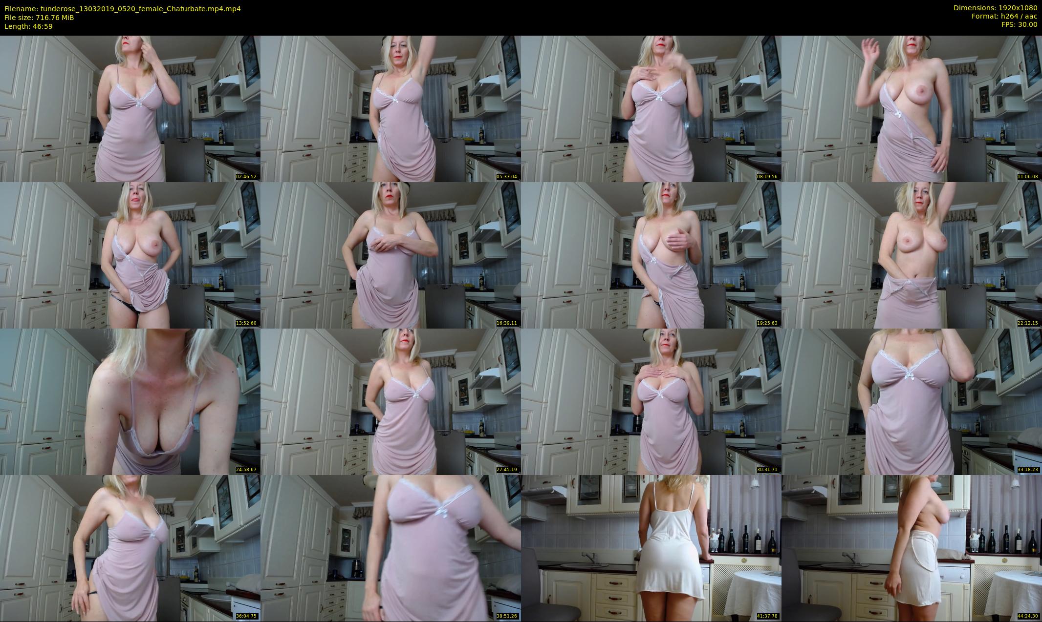 tunderose — 47 minute Chaturbate female cam show recording, 1080p, Mar 13, 2019