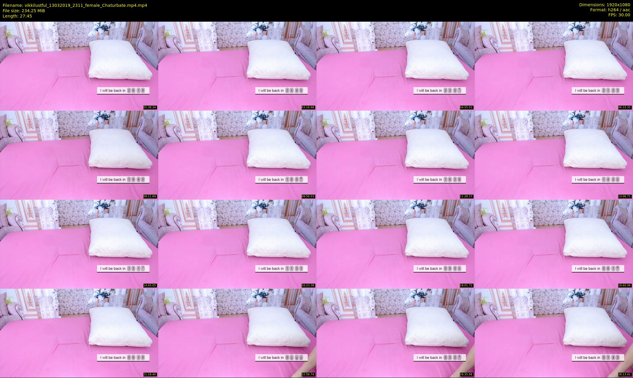 vikkilustful — 28 minute Chaturbate female cam show recording, 1080p, Mar 13, 2019
