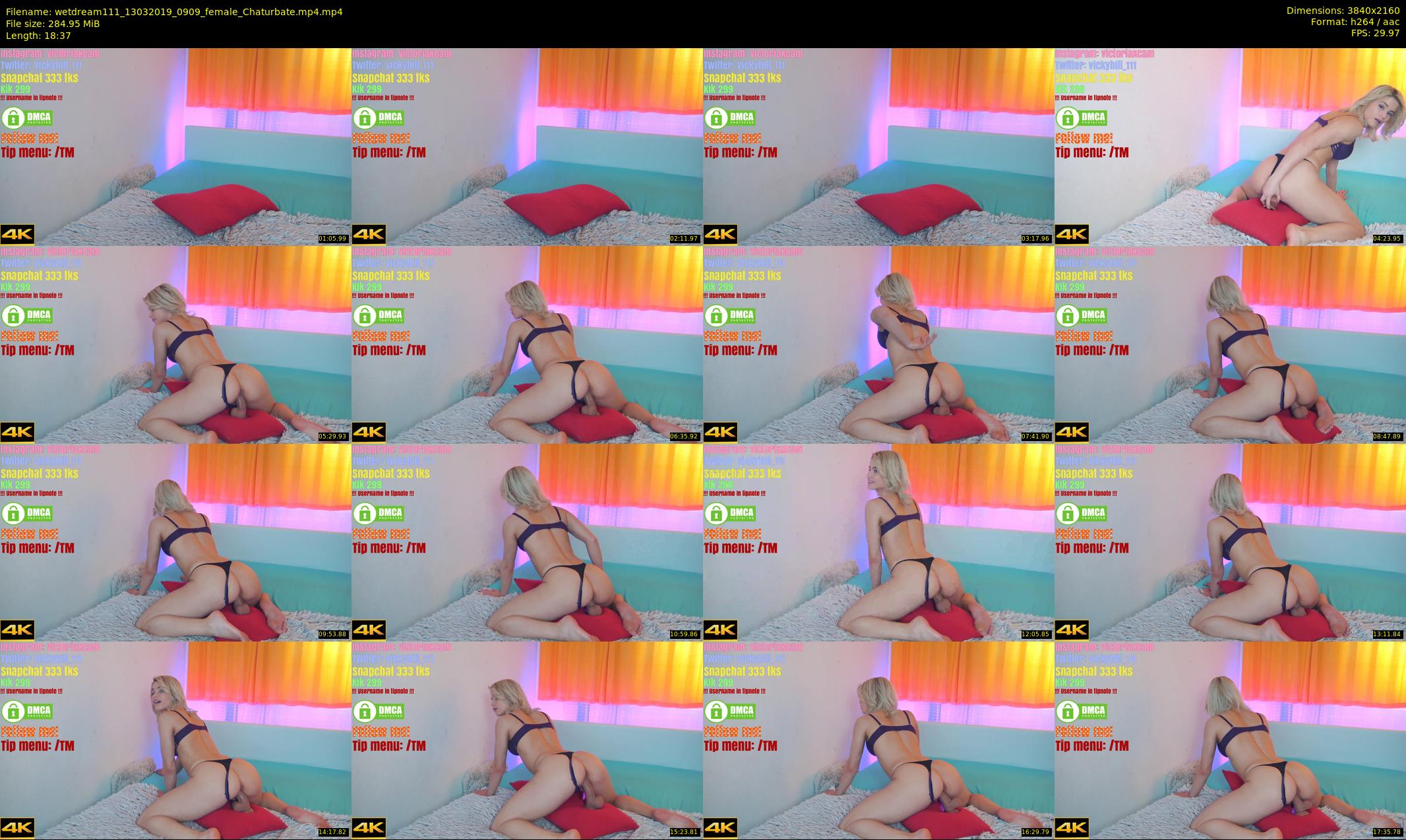 wetdream111 — 19 minute Chaturbate couple cam show recording, 4K, Mar 13, 2019