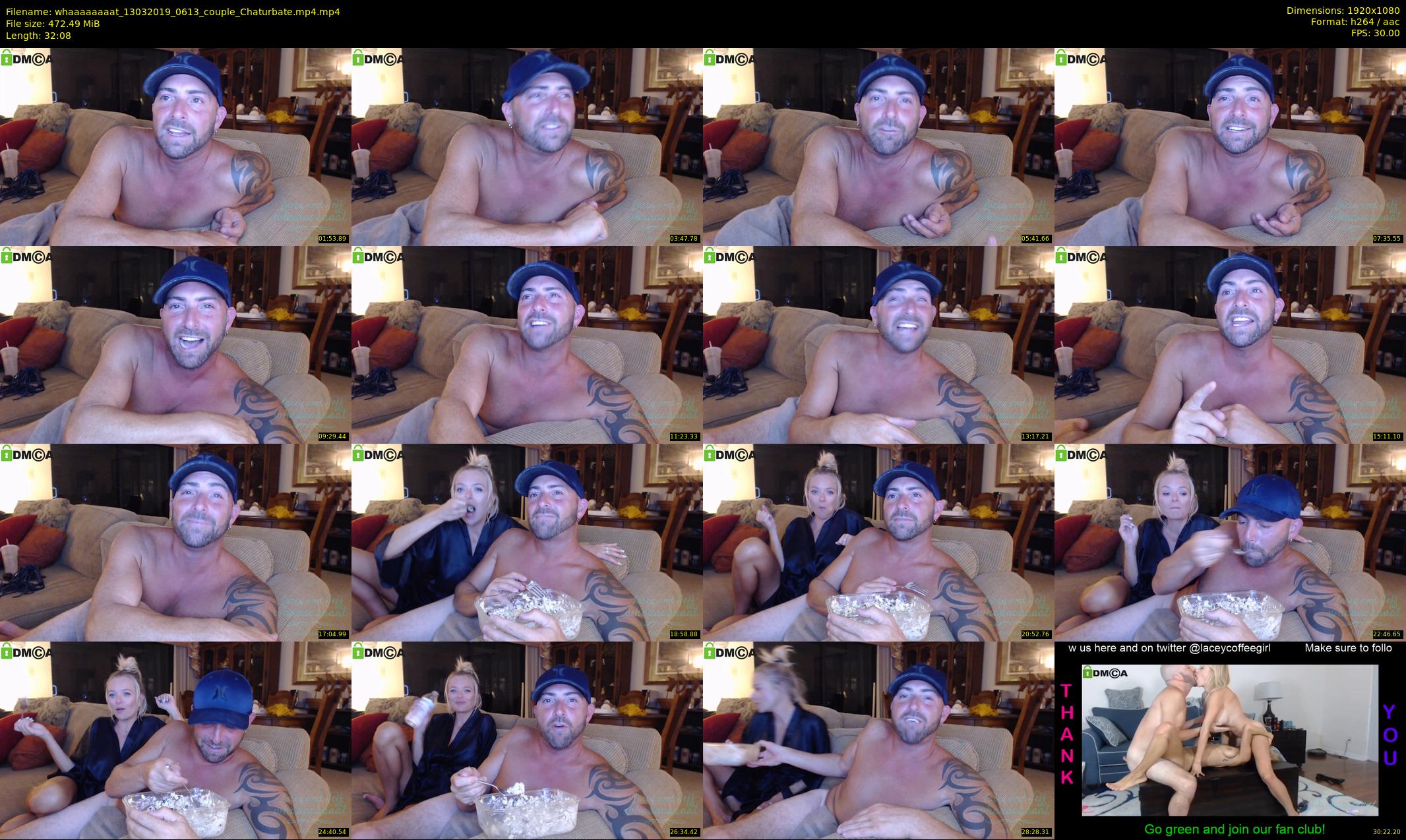 whaaaaaaaat — 33 minute Chaturbate couple cam show recording, 1080p, Mar 13, 2019