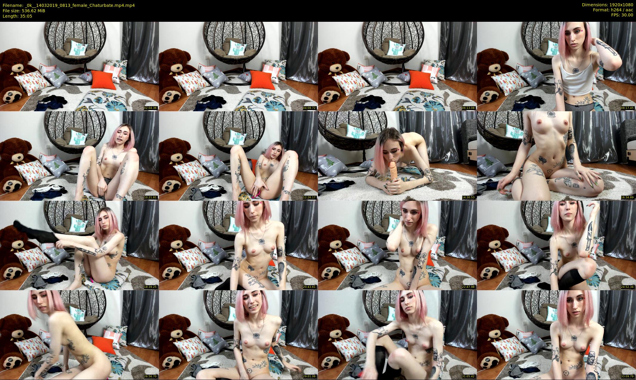 _0k_ — 36 minute Chaturbate female cam show recording, 1080p, Mar 14, 2019