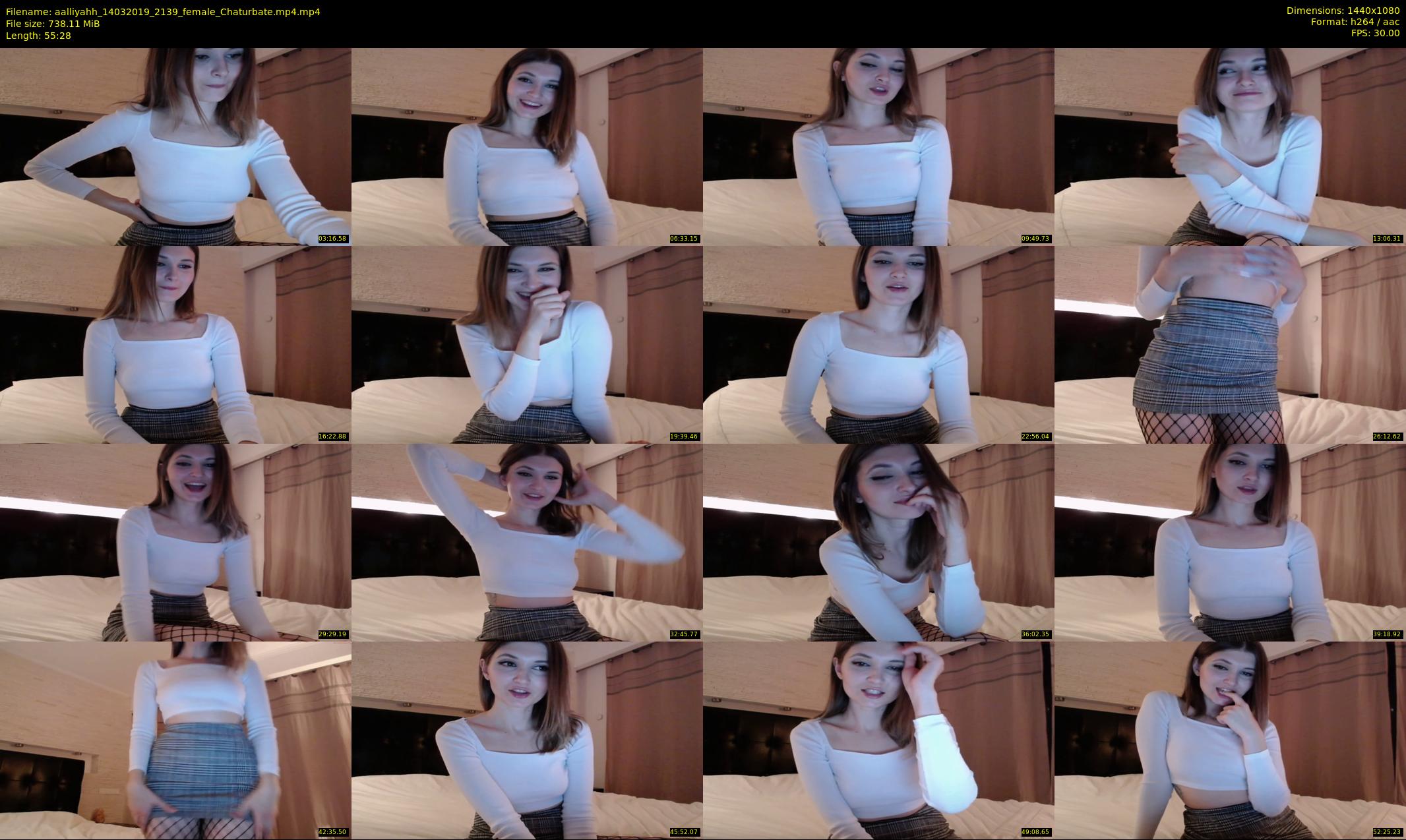 aalliyahh — 56 minute Chaturbate female cam show recording, 1080p, Mar 14, 2019