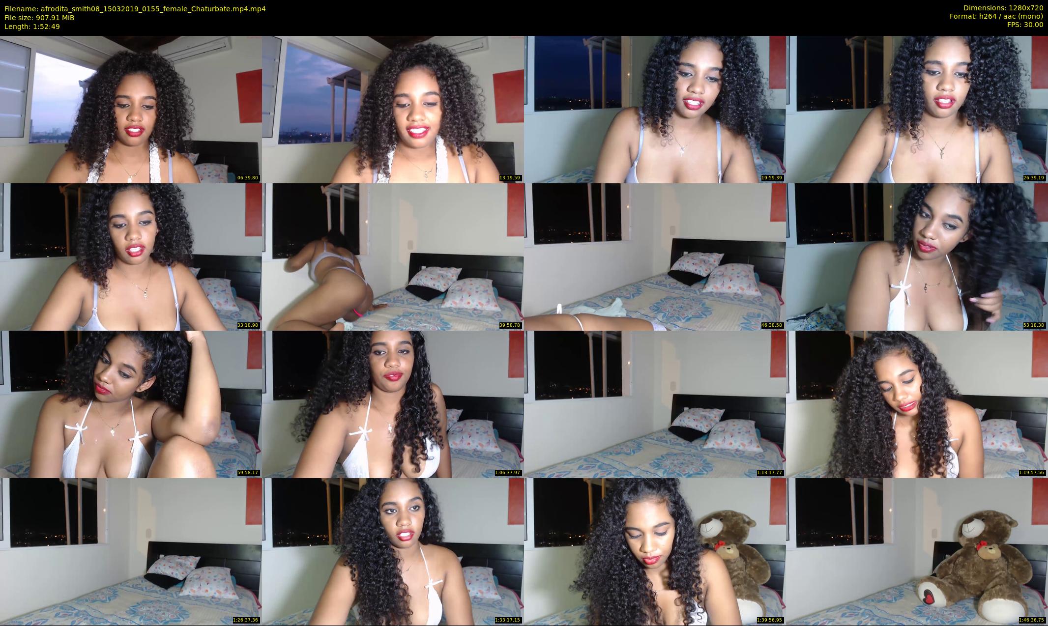 afrodita_smith08 — 113 minute Chaturbate female cam show recording, 720p, Mar 15, 2019