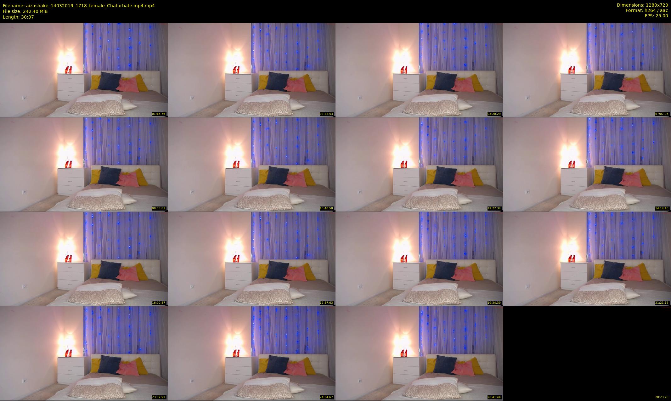 aizashake — 31 minute Chaturbate female cam show recording, 720p, Mar 14, 2019
