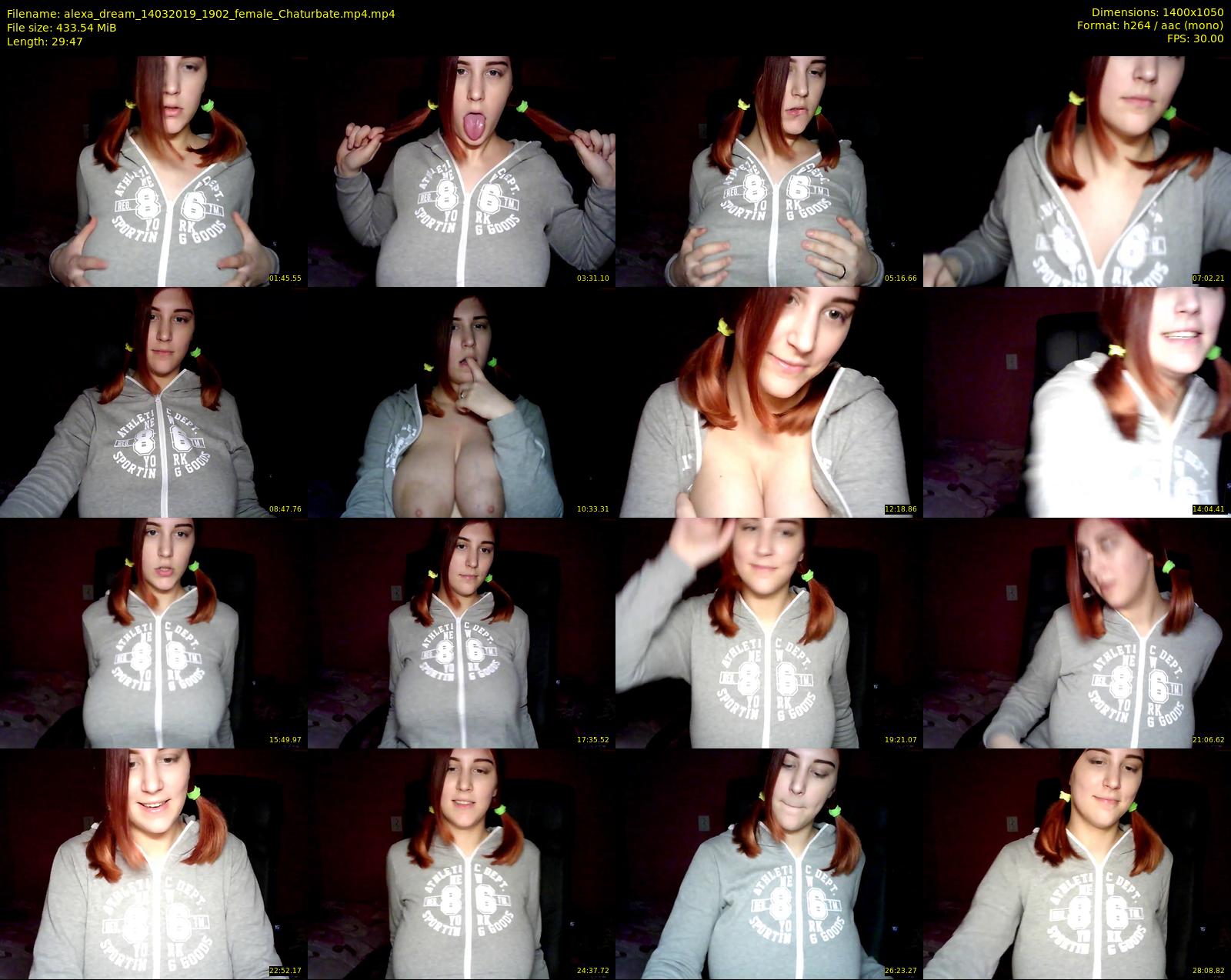 alexa_dream — 30 minute Chaturbate female cam show recording, 720p, Mar 14, 2019
