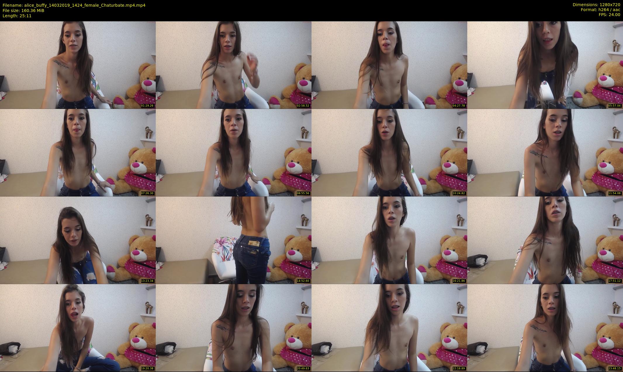 alice_buffy — 26 minute Chaturbate female cam show recording, 720p, Mar 14, 2019