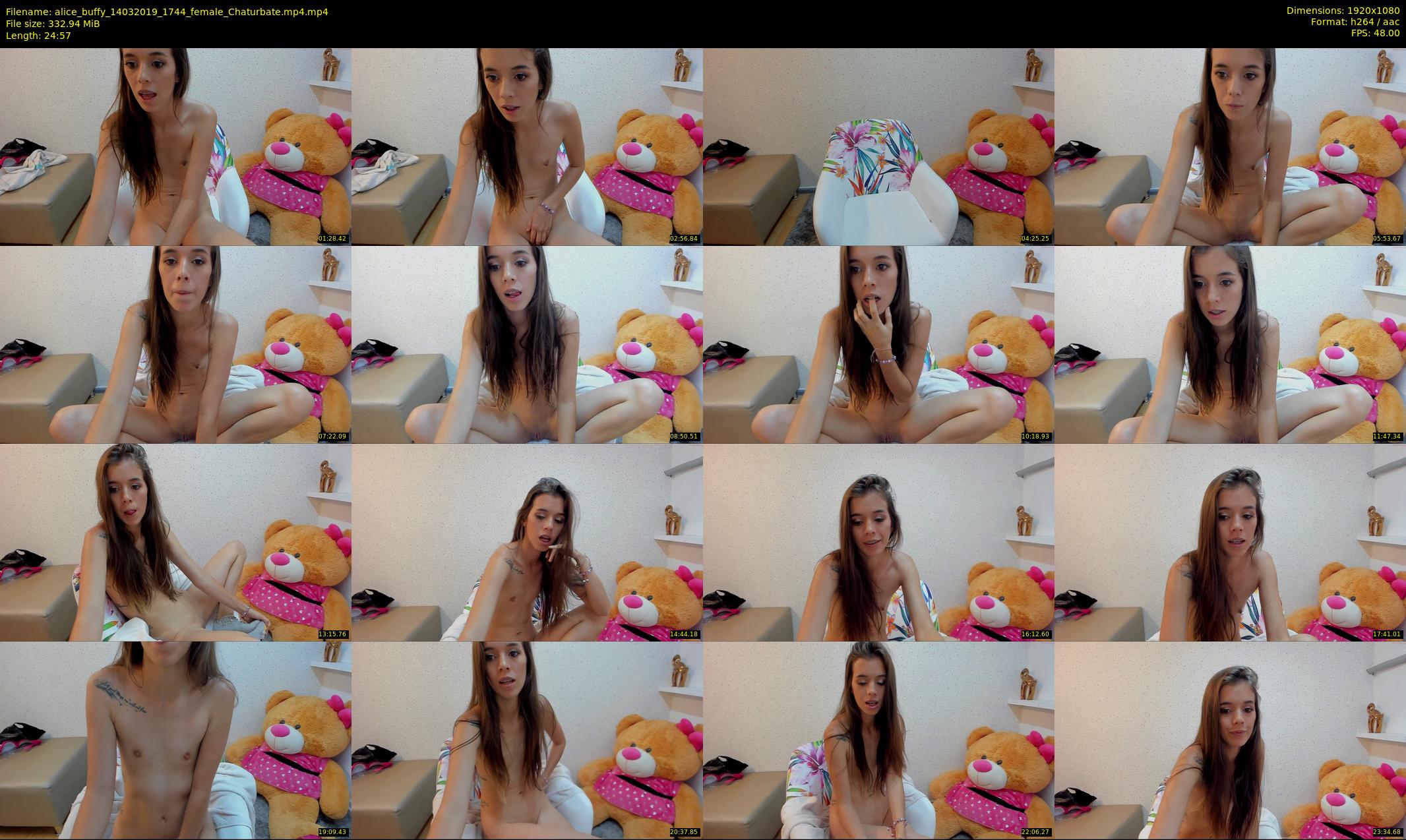 alice_buffy — 25 minute Chaturbate female cam show recording, 1080p, Mar 14, 2019