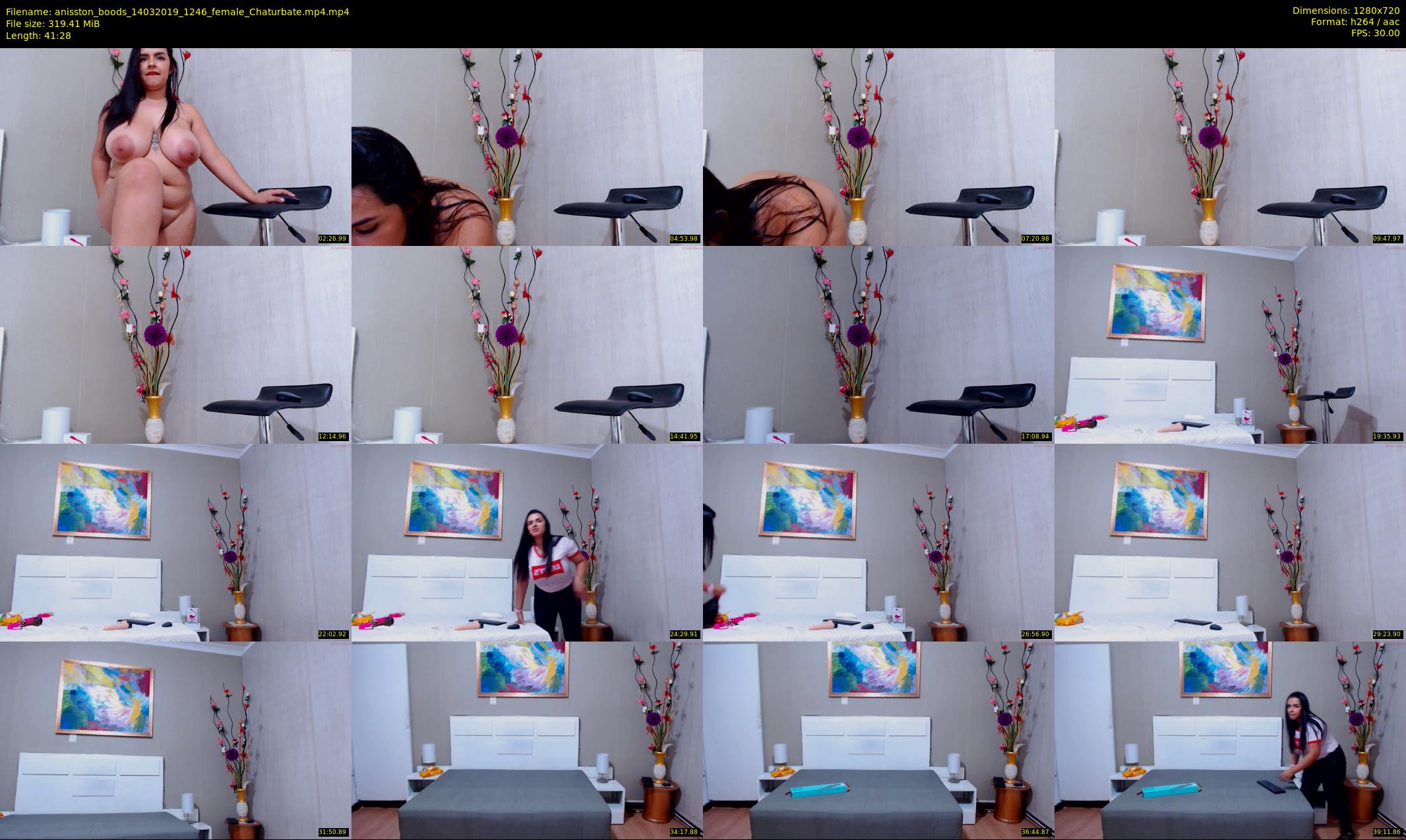 anisston_boods — 42 minute Chaturbate female cam show recording, 720p, Mar 14, 2019