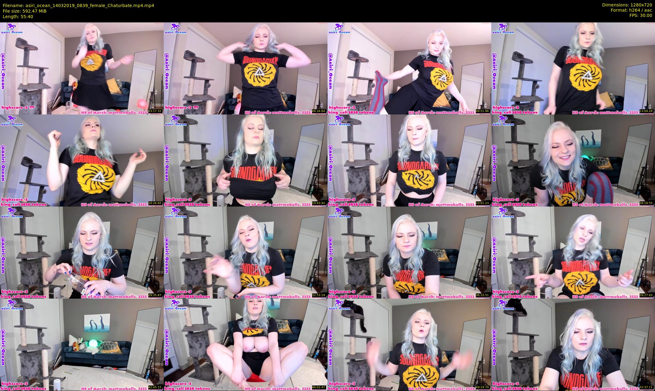 asiri_ocean — 56 minute Chaturbate female cam show recording, 720p, Mar 14, 2019