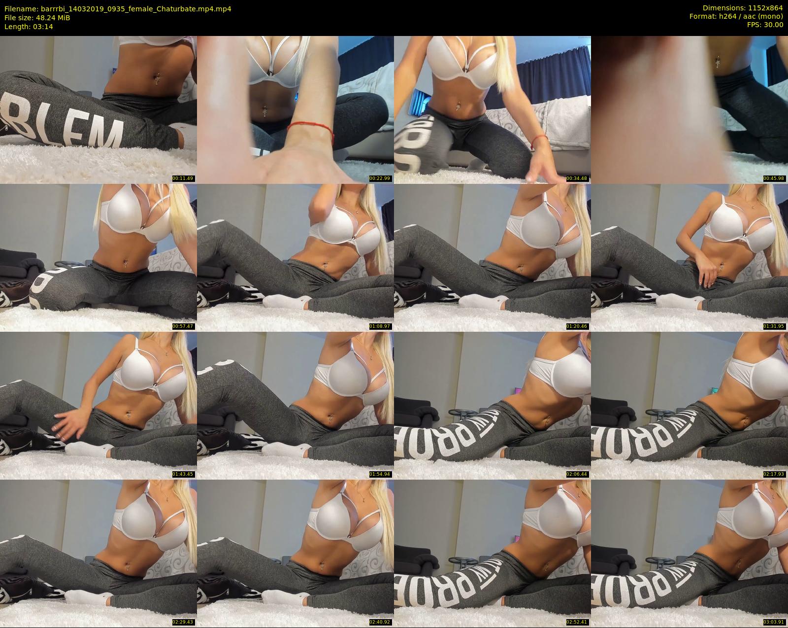barrrbi — 4 minute Chaturbate female cam show recording, 720p, Mar 14, 2019