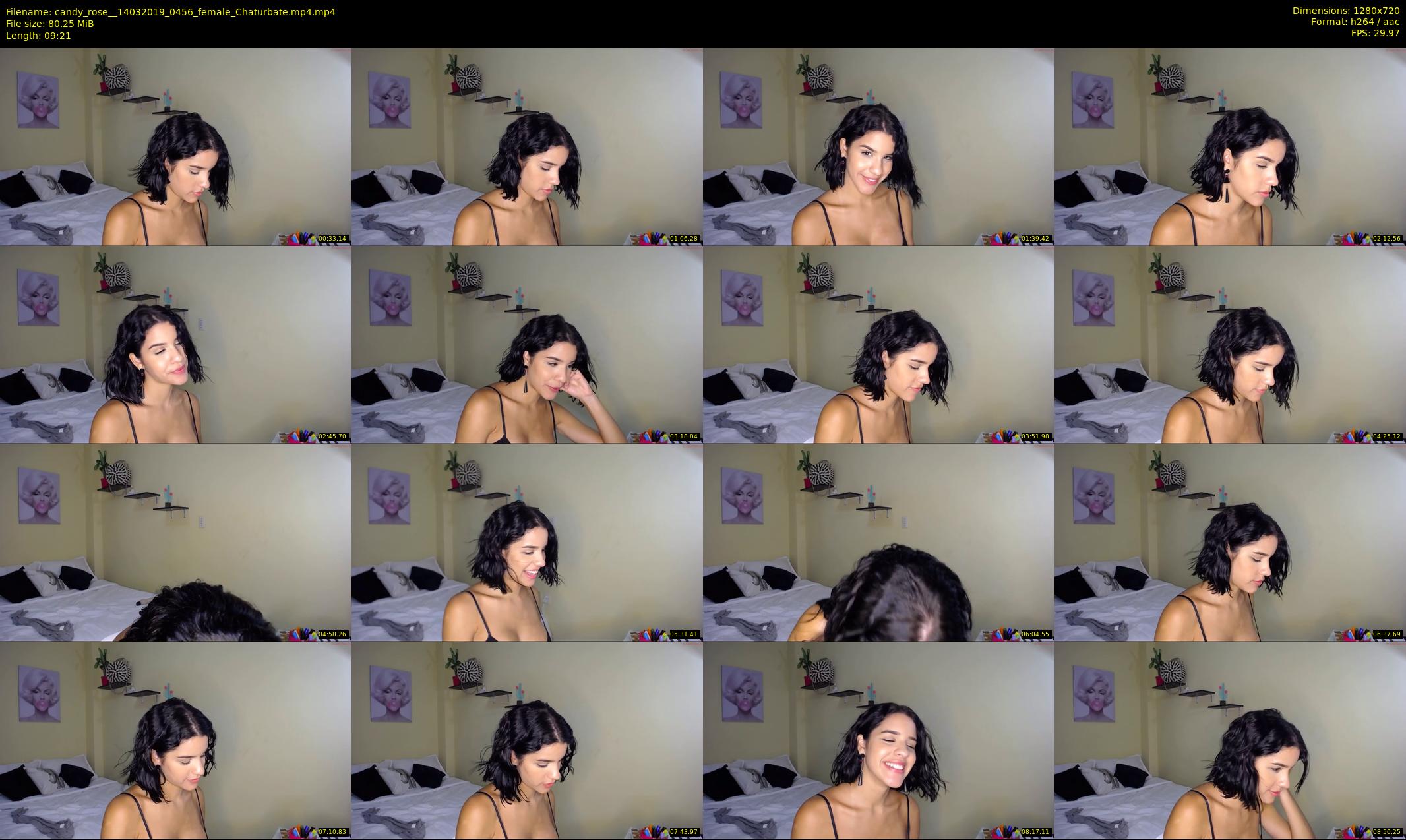 candy_rose_ — 10 minute Chaturbate female cam show recording, 720p, Mar 14, 2019