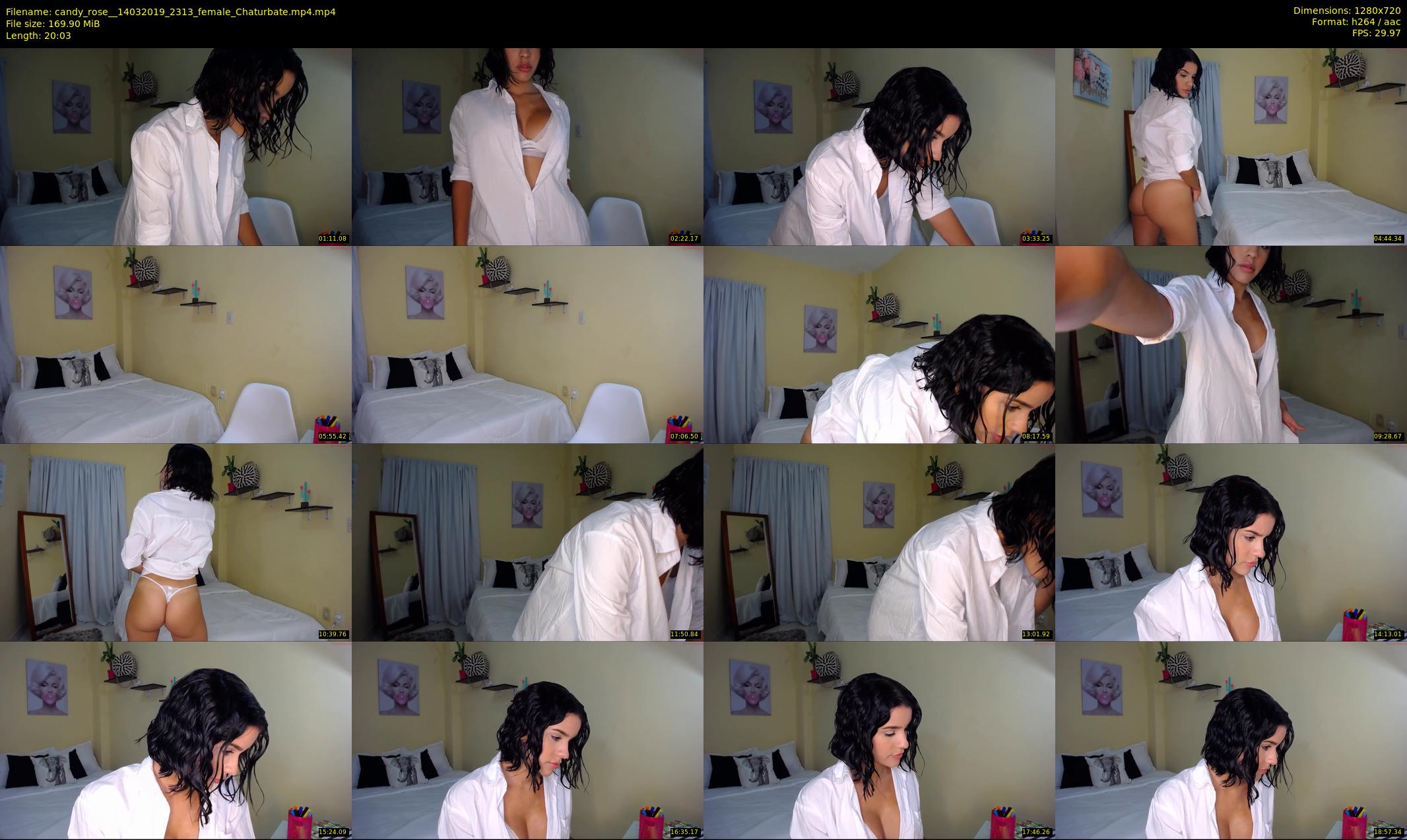 candy_rose_ — 21 minute Chaturbate female cam show recording, 720p, Mar 14, 2019