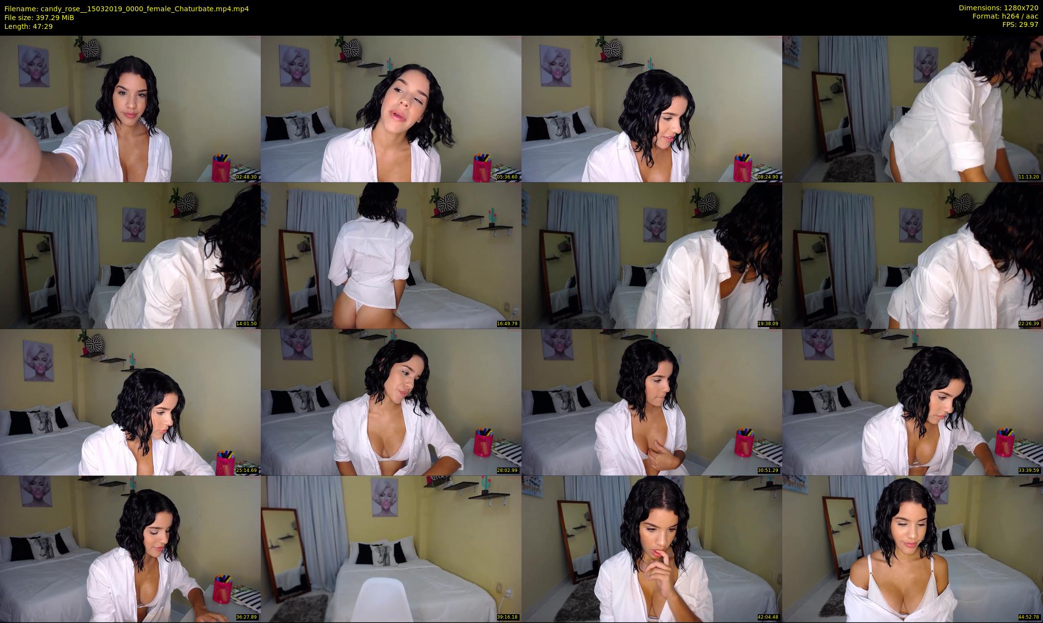 candy_rose_ — 48 minute Chaturbate female cam show recording, 720p, Mar 15, 2019