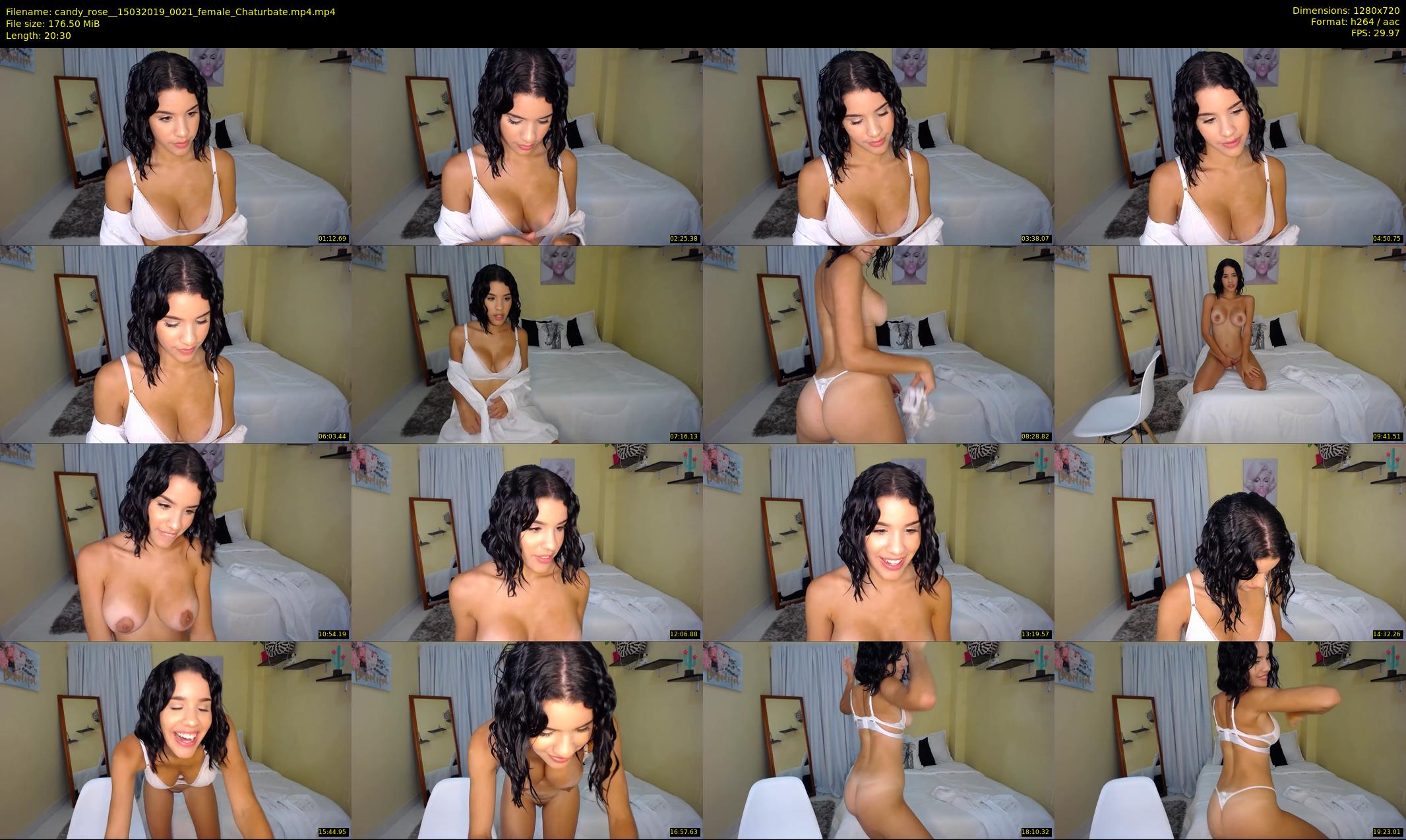 candy_rose_ — 21 minute Chaturbate female cam show recording, 720p, Mar 15, 2019