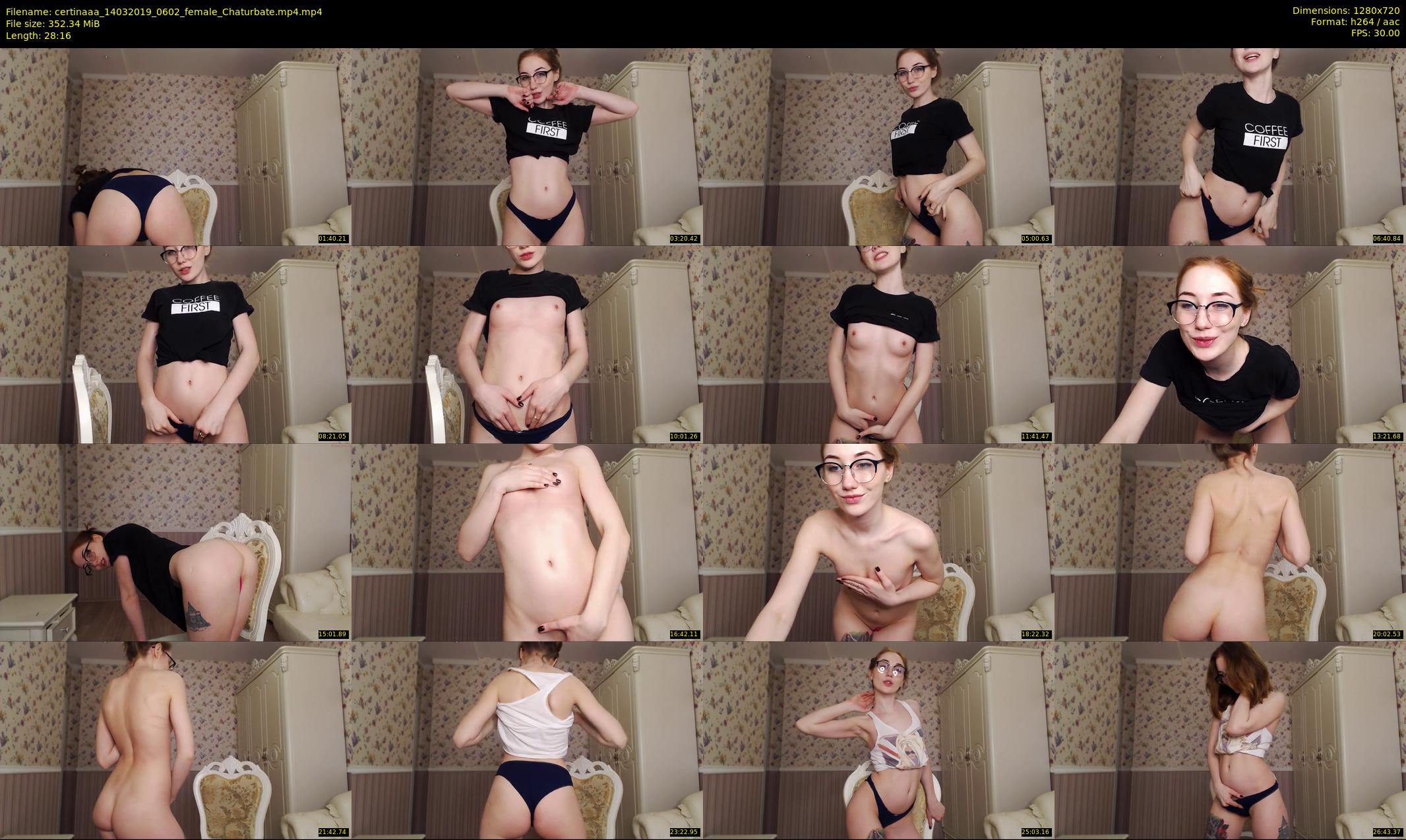certinaaa — 29 minute Chaturbate female cam show recording, 720p, Mar 14, 2019