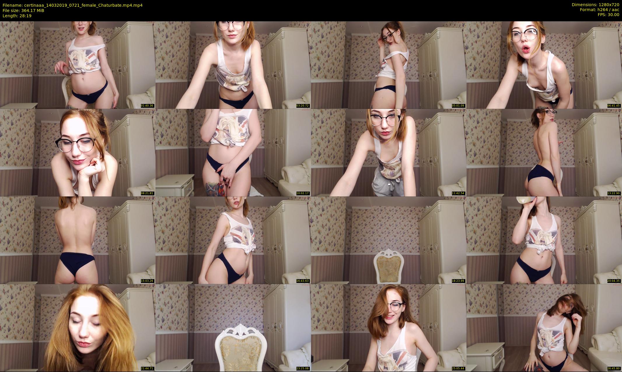 certinaaa — 29 minute Chaturbate female cam show recording, 720p, Mar 14, 2019