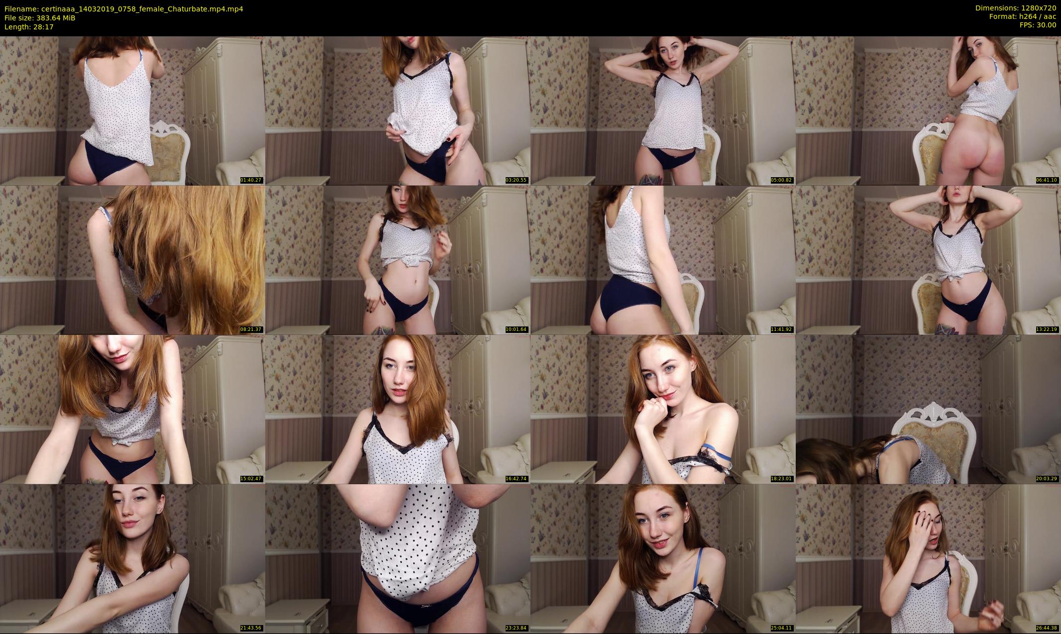 certinaaa — 29 minute Chaturbate female cam show recording, 720p, Mar 14, 2019