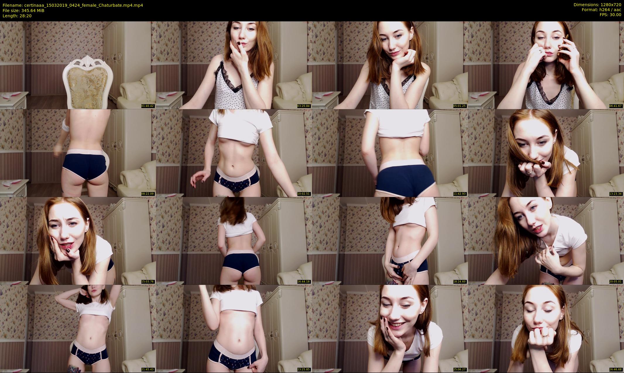 certinaaa — 29 minute Chaturbate female cam show recording, 720p, Mar 15, 2019