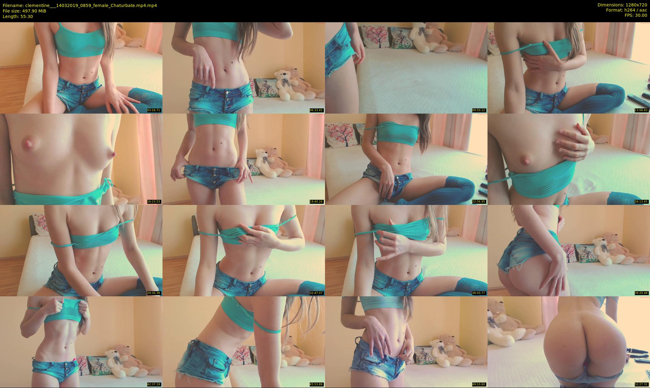 clementine__ — 56 minute Chaturbate female cam show recording, 720p, Mar 14, 2019