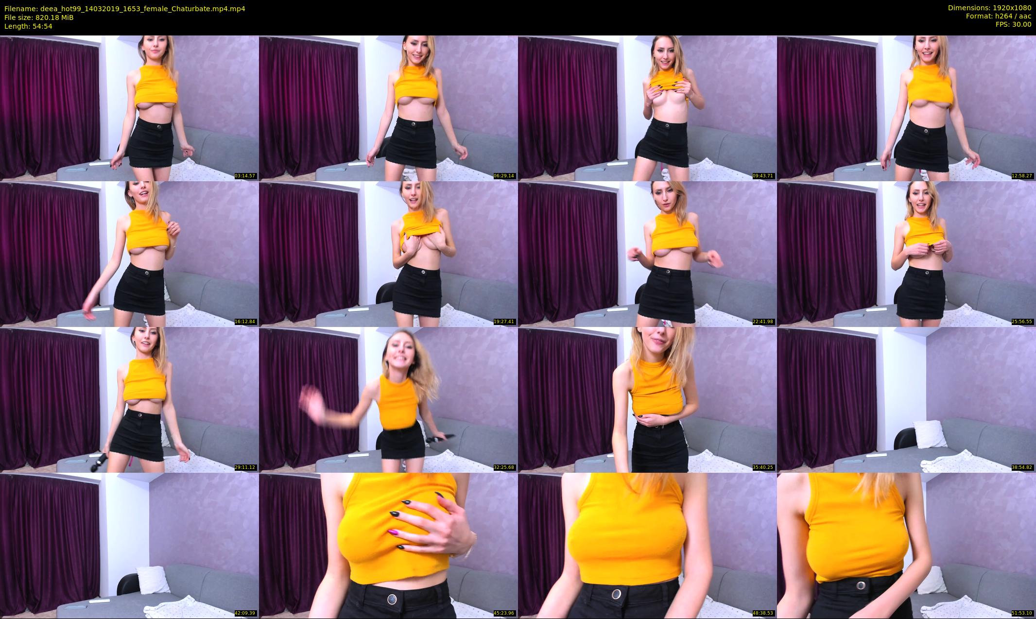 deea_hot99 — 55 minute Chaturbate female cam show recording, 1080p, Mar 14, 2019