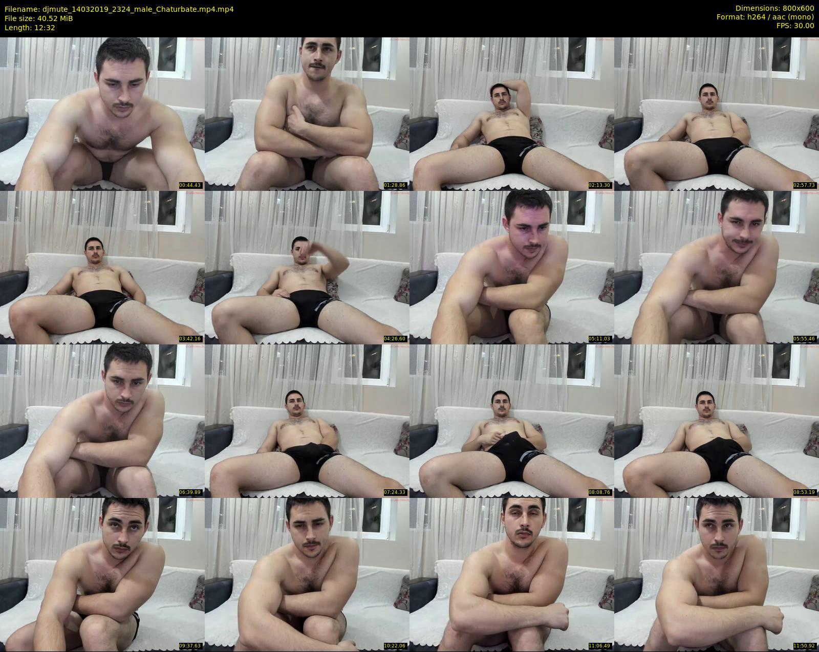 djmute — 13 minute Chaturbate male cam show recording, 480p, Mar 14, 2019
