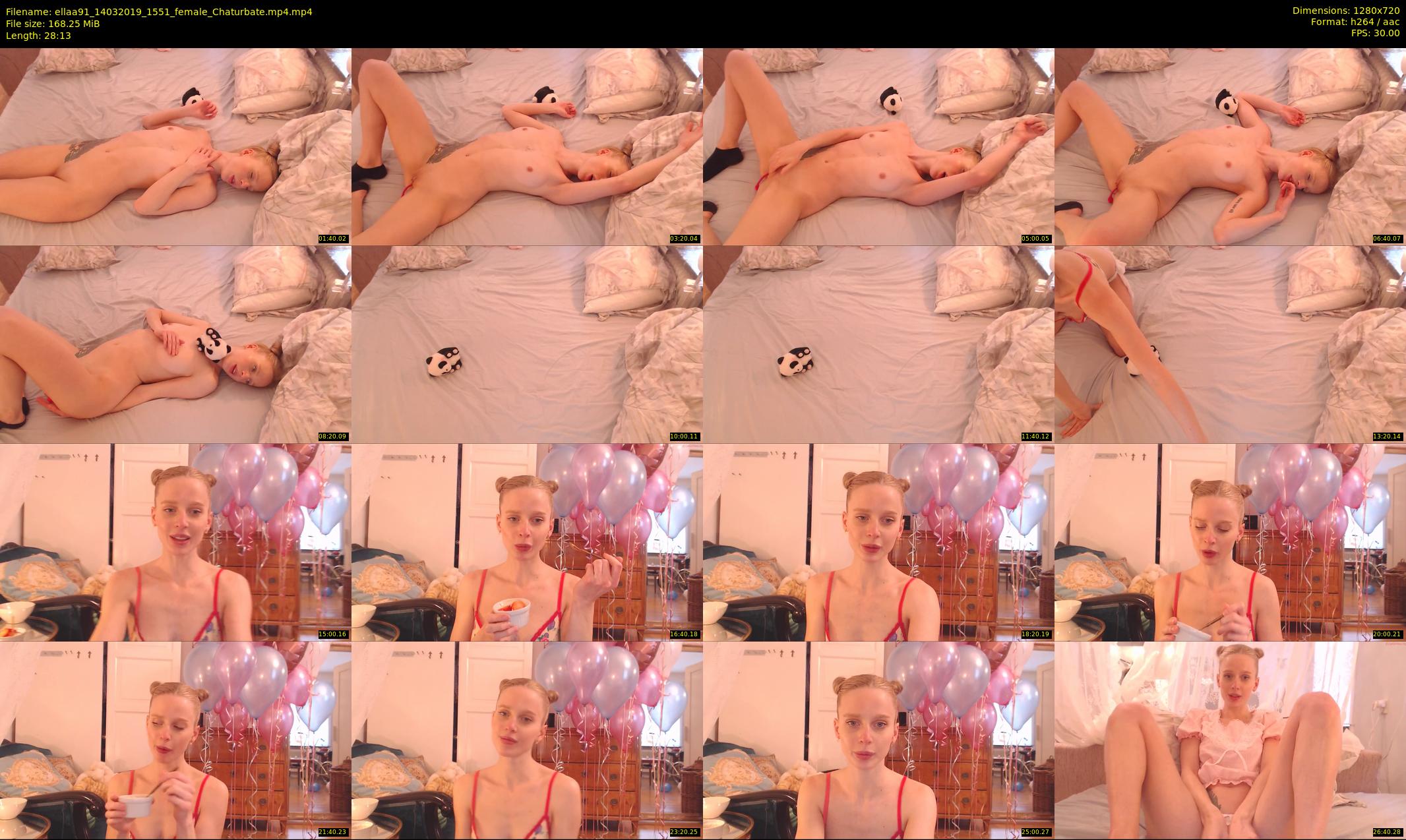 ellaa91 — 29 minute Chaturbate female cam show recording, 720p, Mar 14, 2019