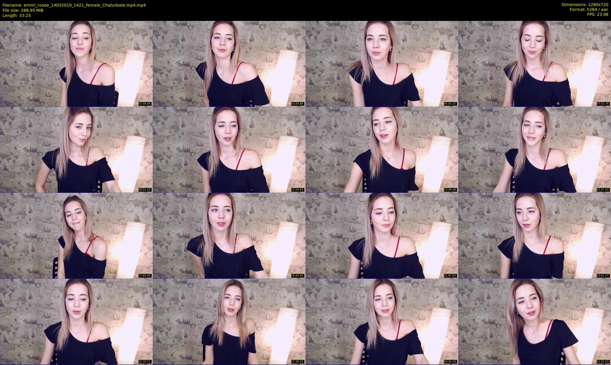 emmi_rosee — 34 minute Chaturbate female cam show recording, 720p, Mar 14, 2019