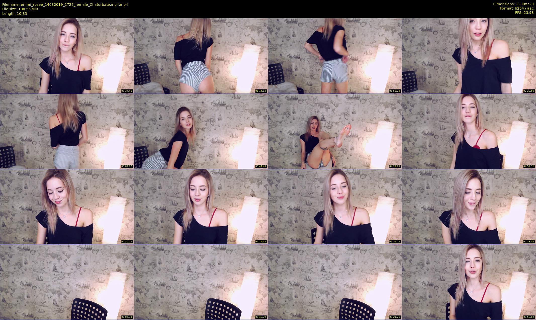 emmi_rosee — 11 minute Chaturbate female cam show recording, 720p, Mar 14, 2019