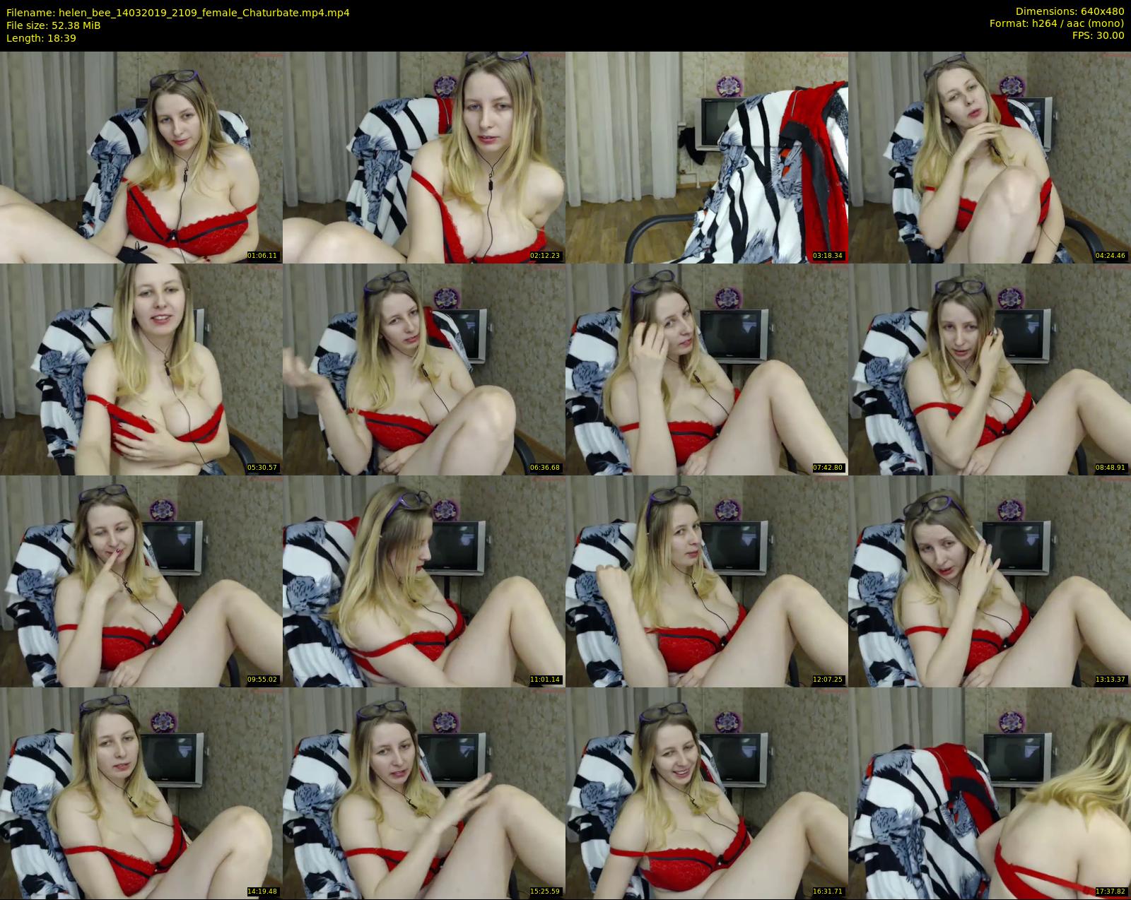 helen_bee — 19 minute Chaturbate female cam show recording, 480p, Mar 14, 2019