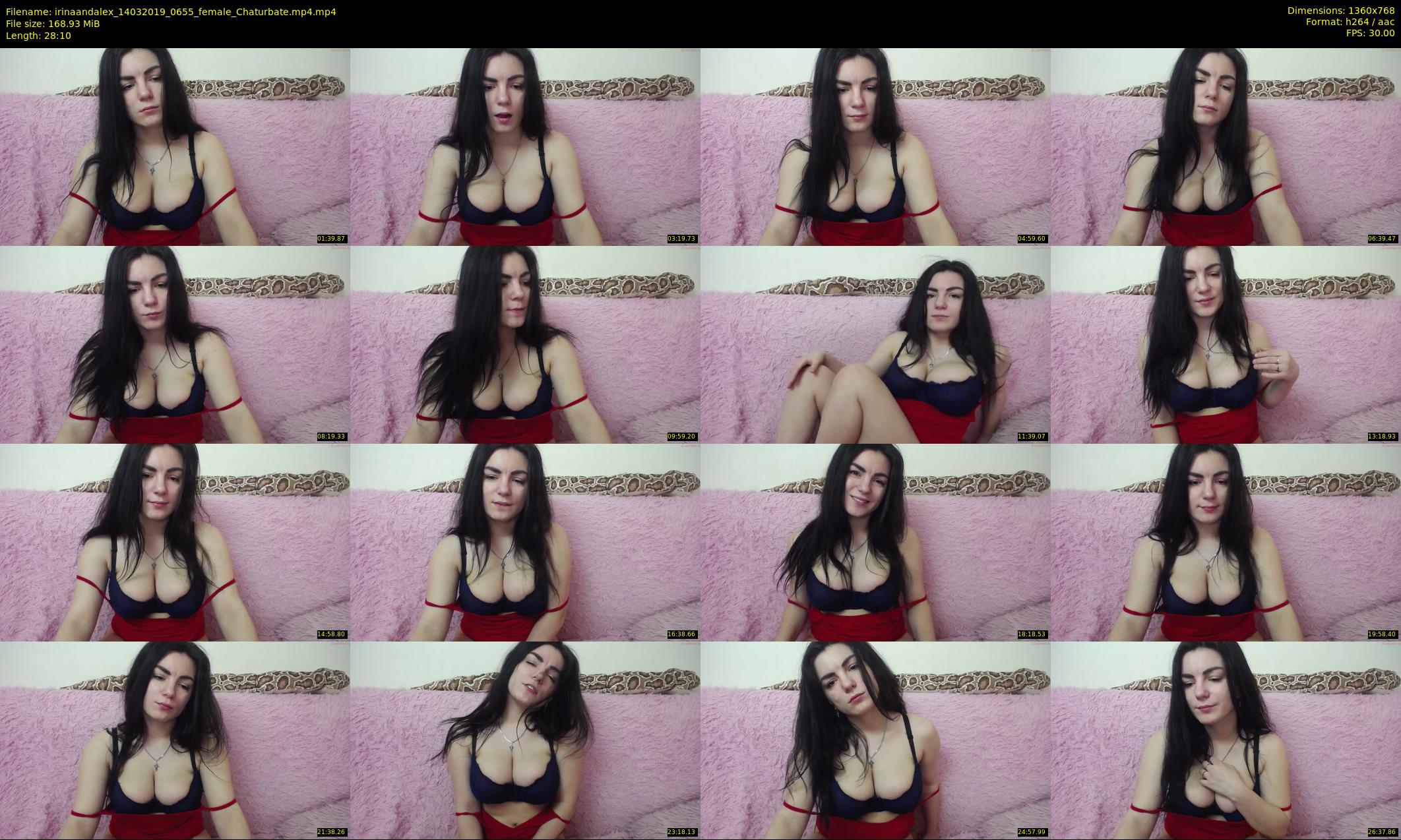 irinaandalex — 29 minute Chaturbate couple cam show recording, 720p, Mar 14, 2019