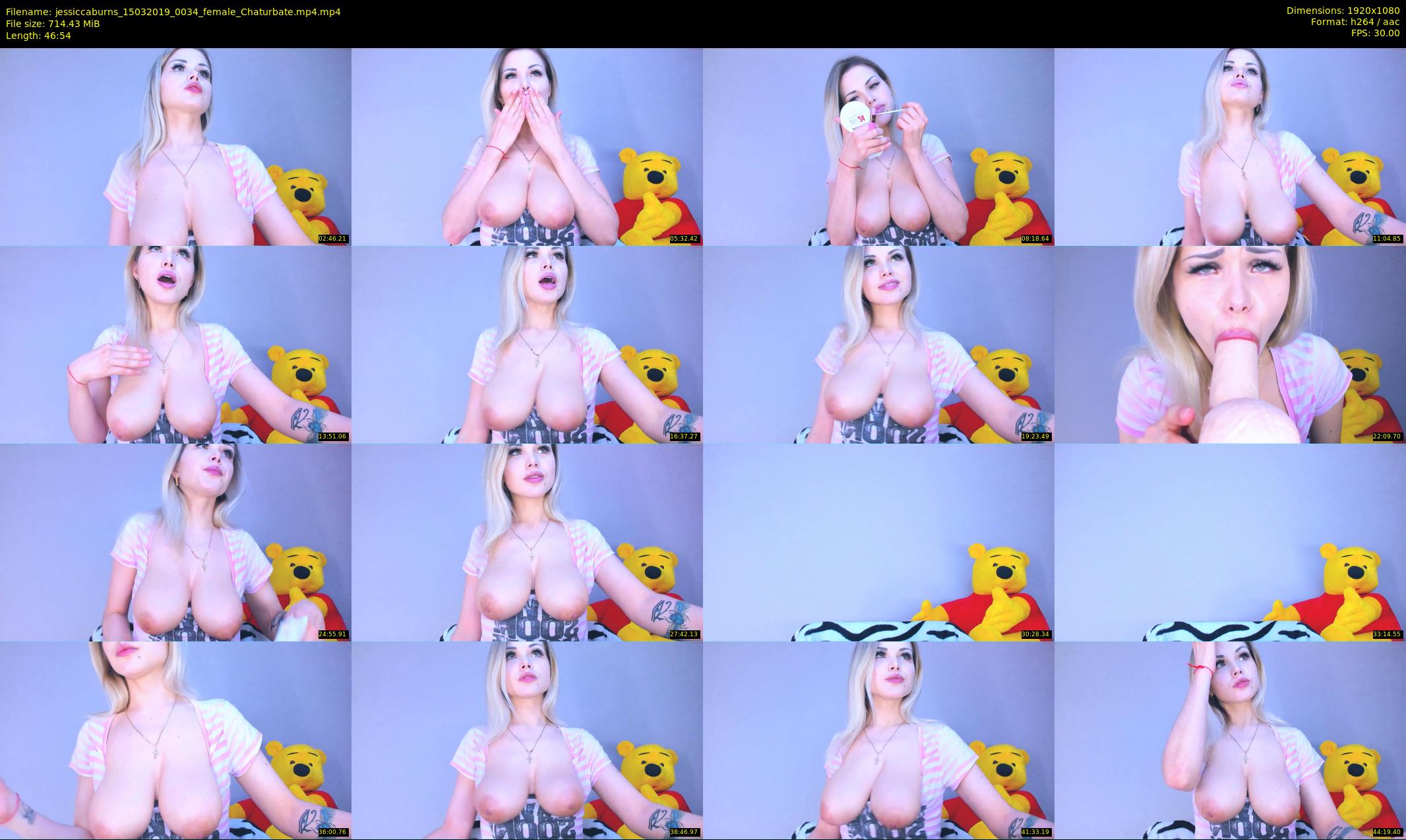 jessiccaburns — 47 minute Chaturbate female cam show recording, 1080p, Mar 15, 2019