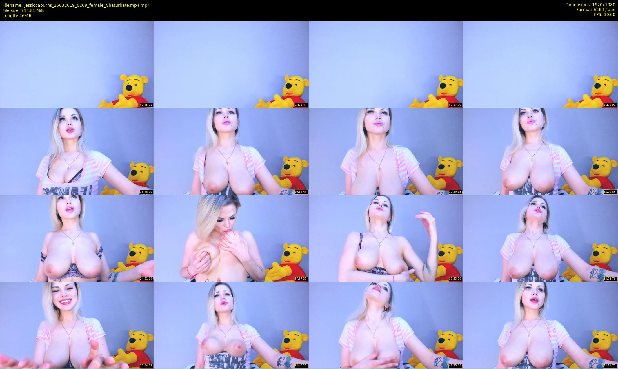 jessiccaburns — 47 minute Chaturbate female cam show recording, 1080p, Mar 15, 2019