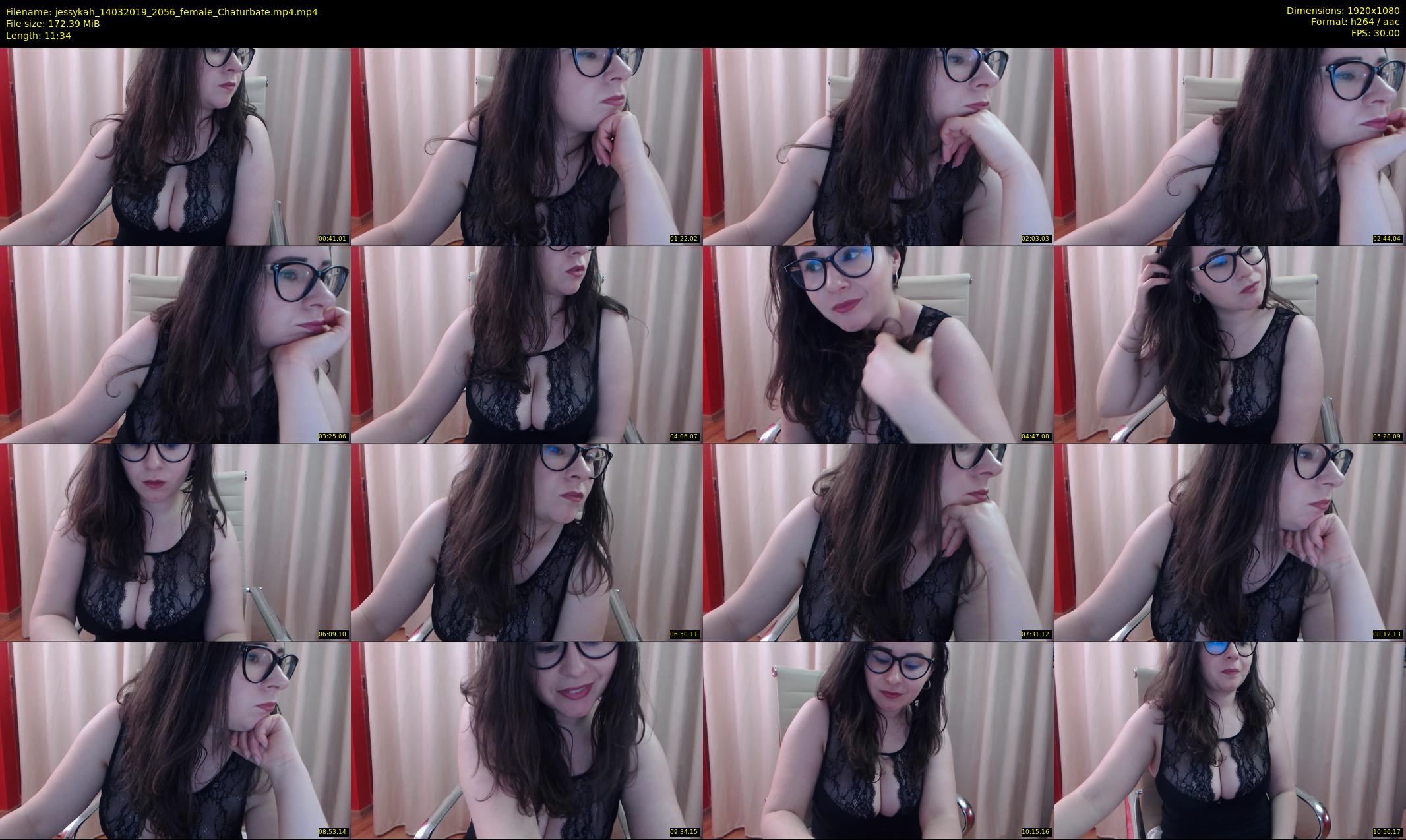 jessykah — 12 minute Chaturbate female cam show recording, 1080p, Mar 14, 2019