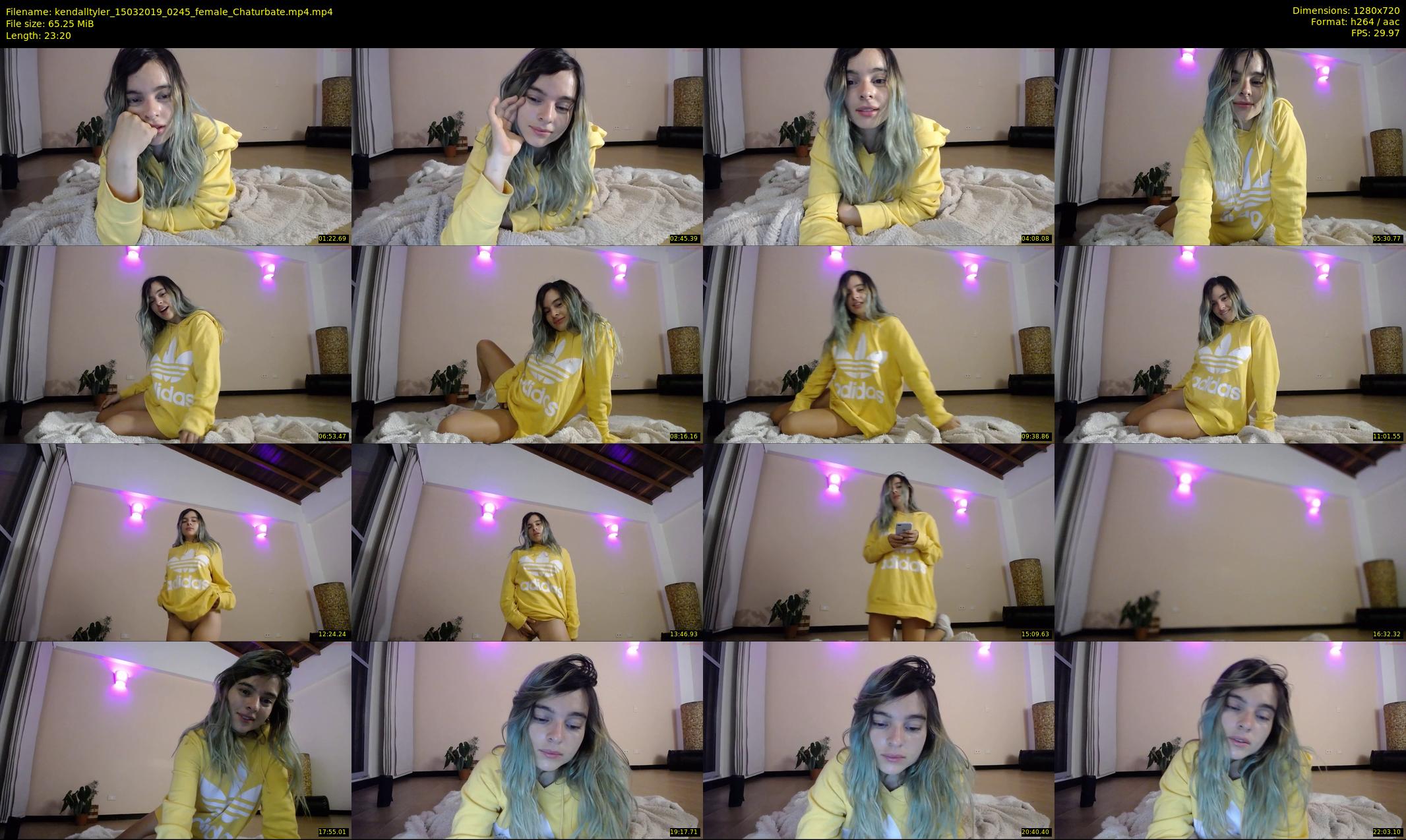 kendalltyler — 24 minute Chaturbate female cam show recording, 720p, Mar 15, 2019