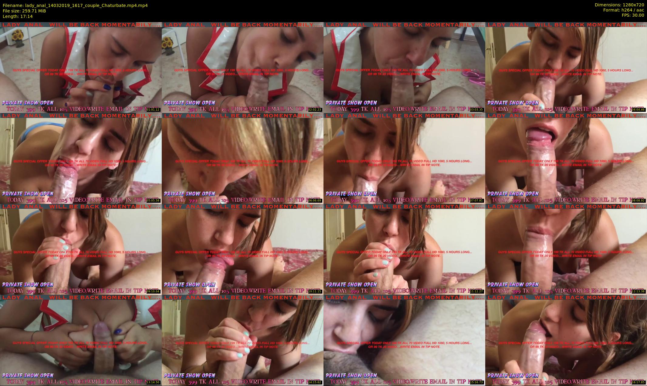 lady_anal — 18 minute Chaturbate female cam show recording, 720p, Mar 14, 2019