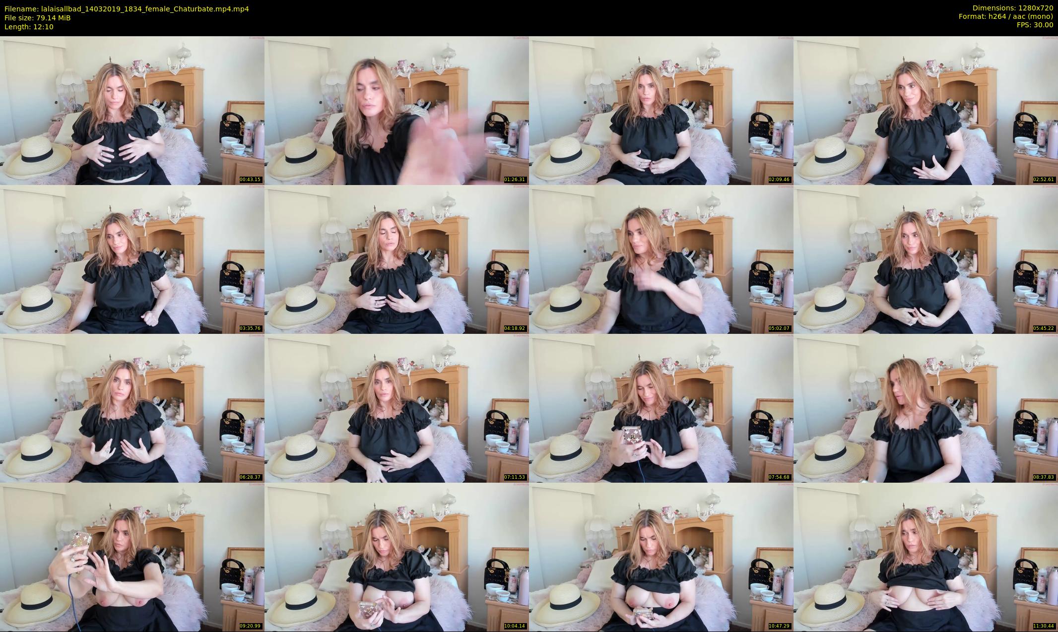 lalaisallbad — 13 minute Chaturbate female cam show recording, 720p, Mar 14, 2019