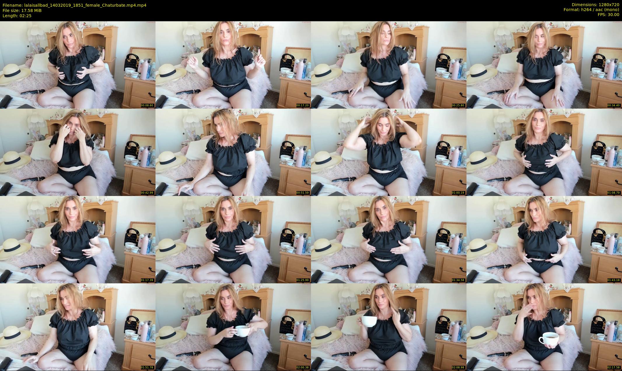 lalaisallbad — 3 minute Chaturbate female cam show recording, 720p, Mar 14, 2019