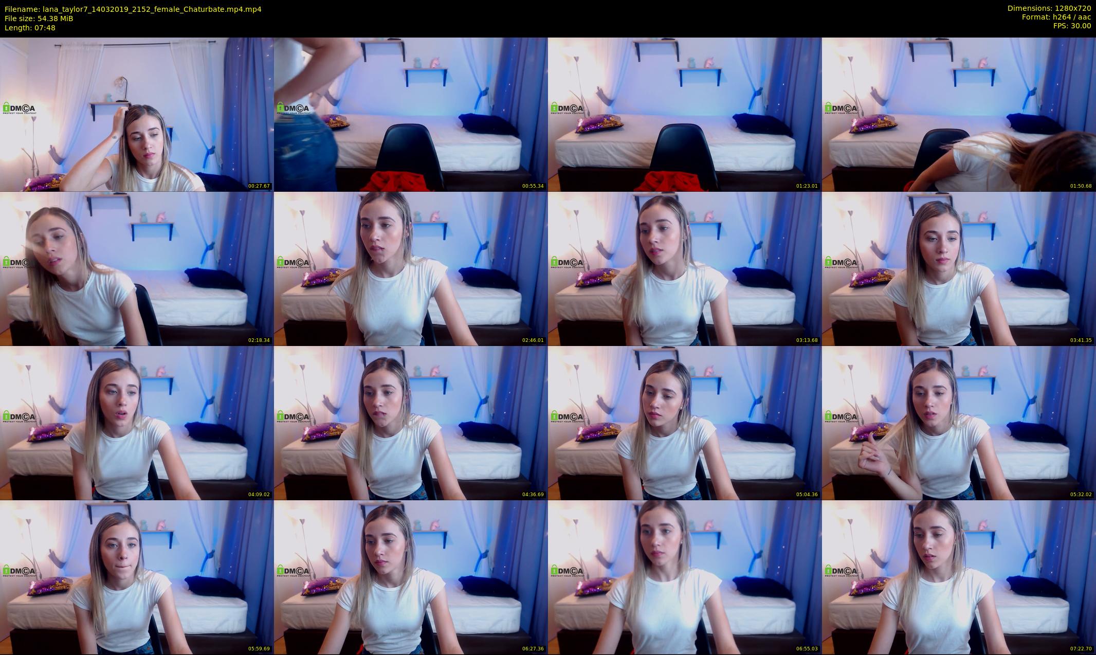 lana_taylor7 — 8 minute Chaturbate female cam show recording, 720p, Mar 14, 2019