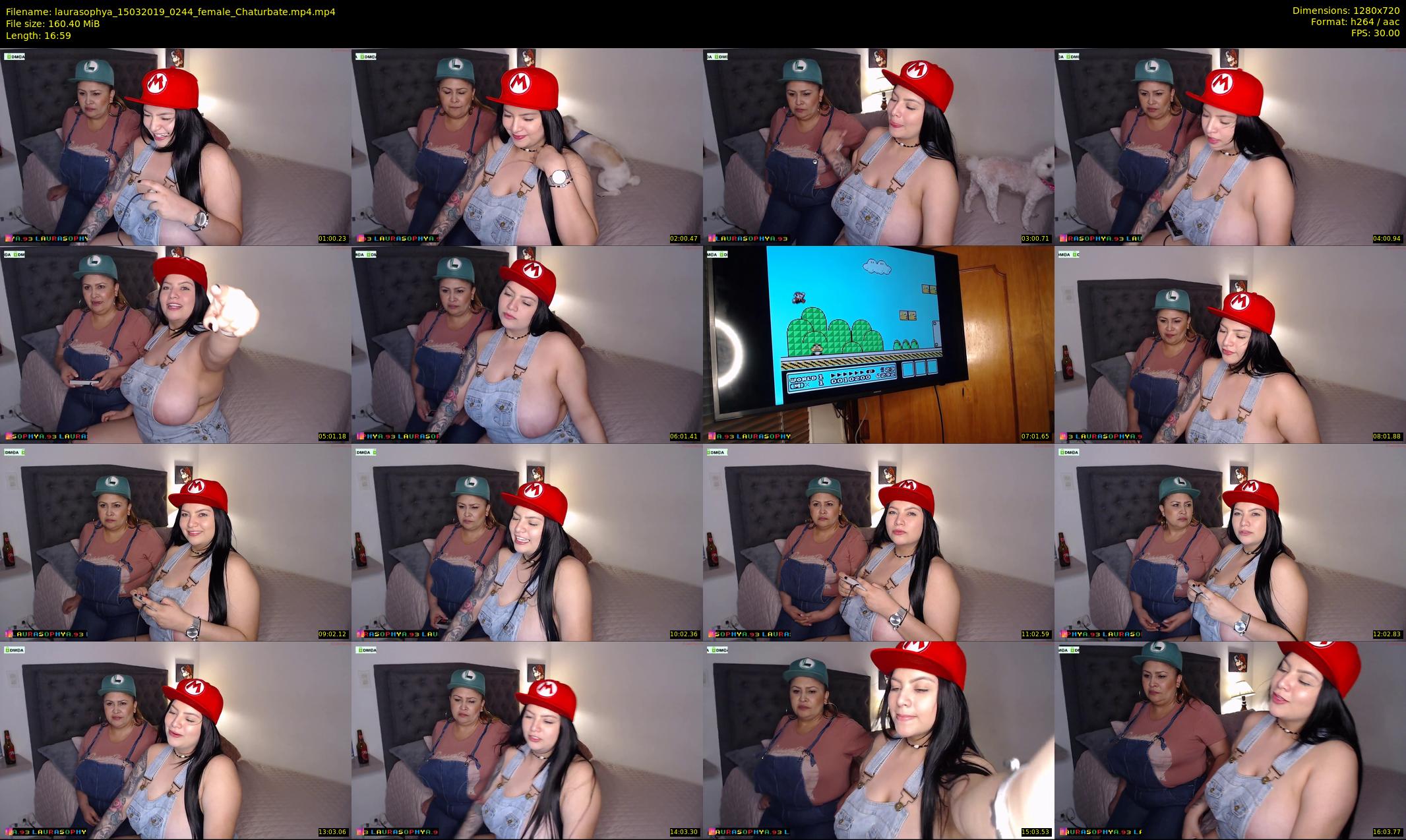 laurasophya — 17 minute Chaturbate female cam show recording, 720p, Mar 15, 2019
