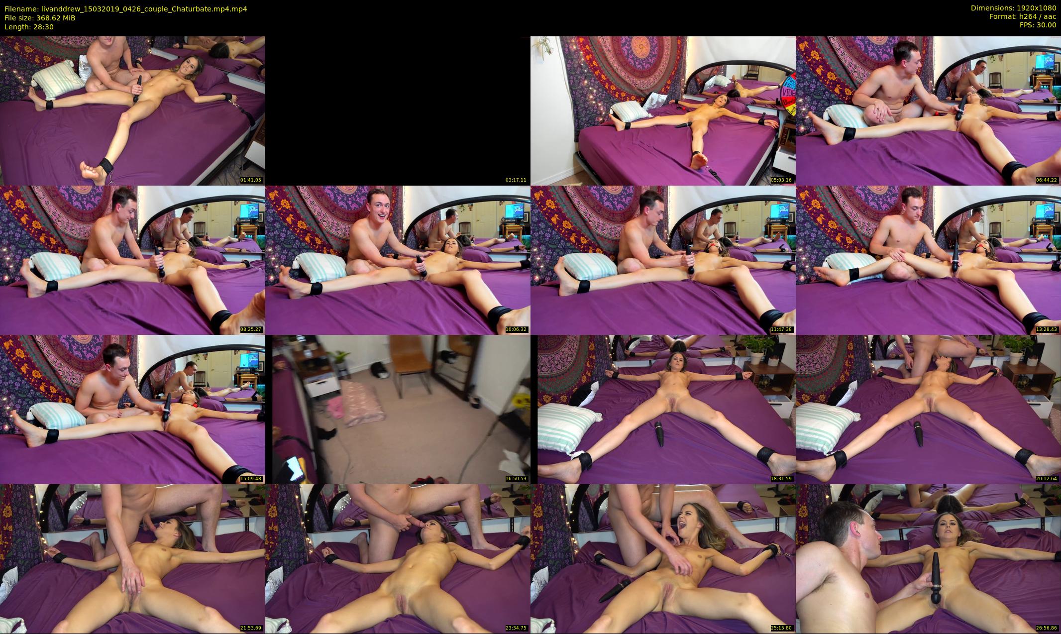 livanddrew — 29 minute Chaturbate couple cam show recording, 1080p, Mar 15, 2019
