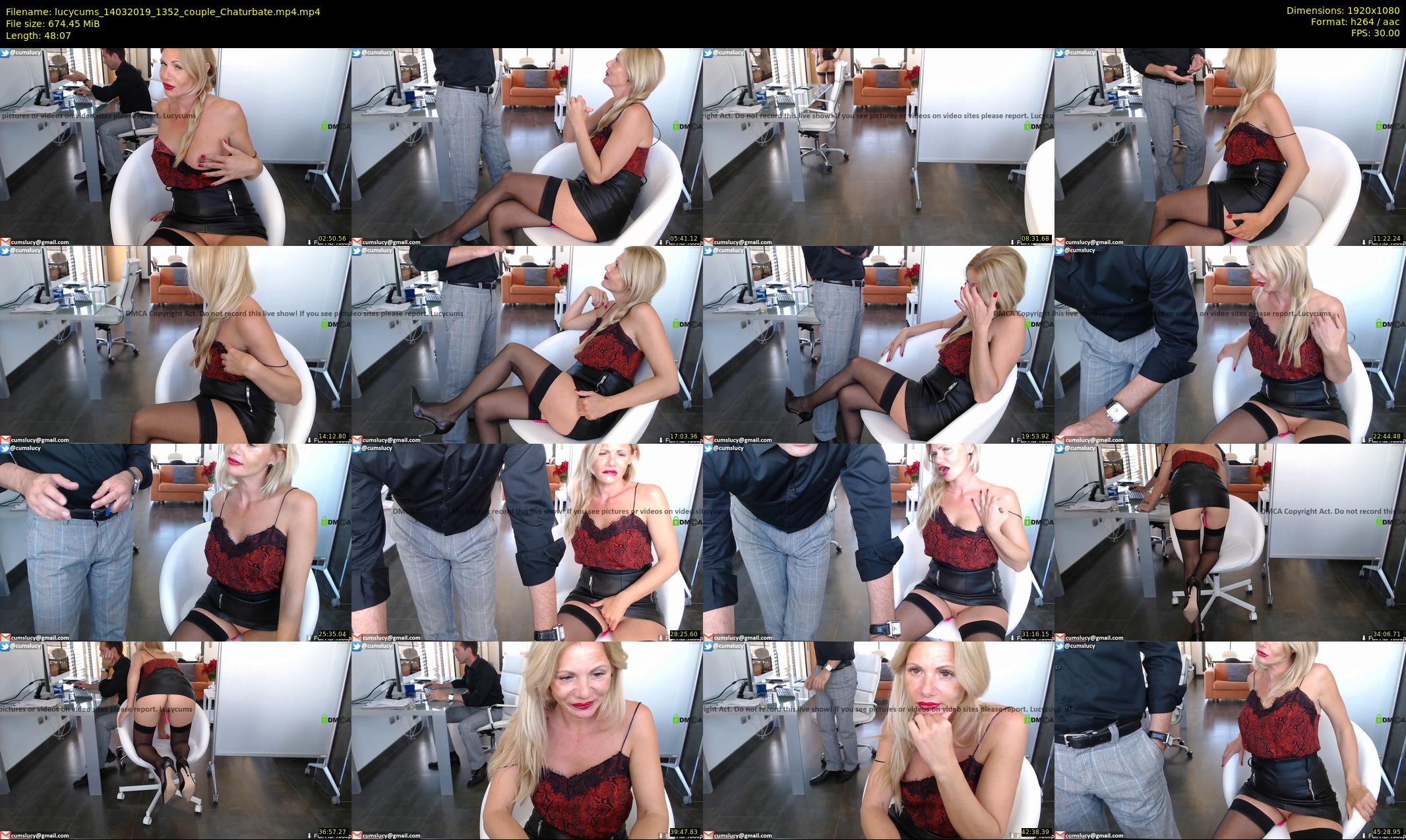 lucycums — 49 minute Chaturbate couple cam show recording, 1080p, Mar 14, 2019