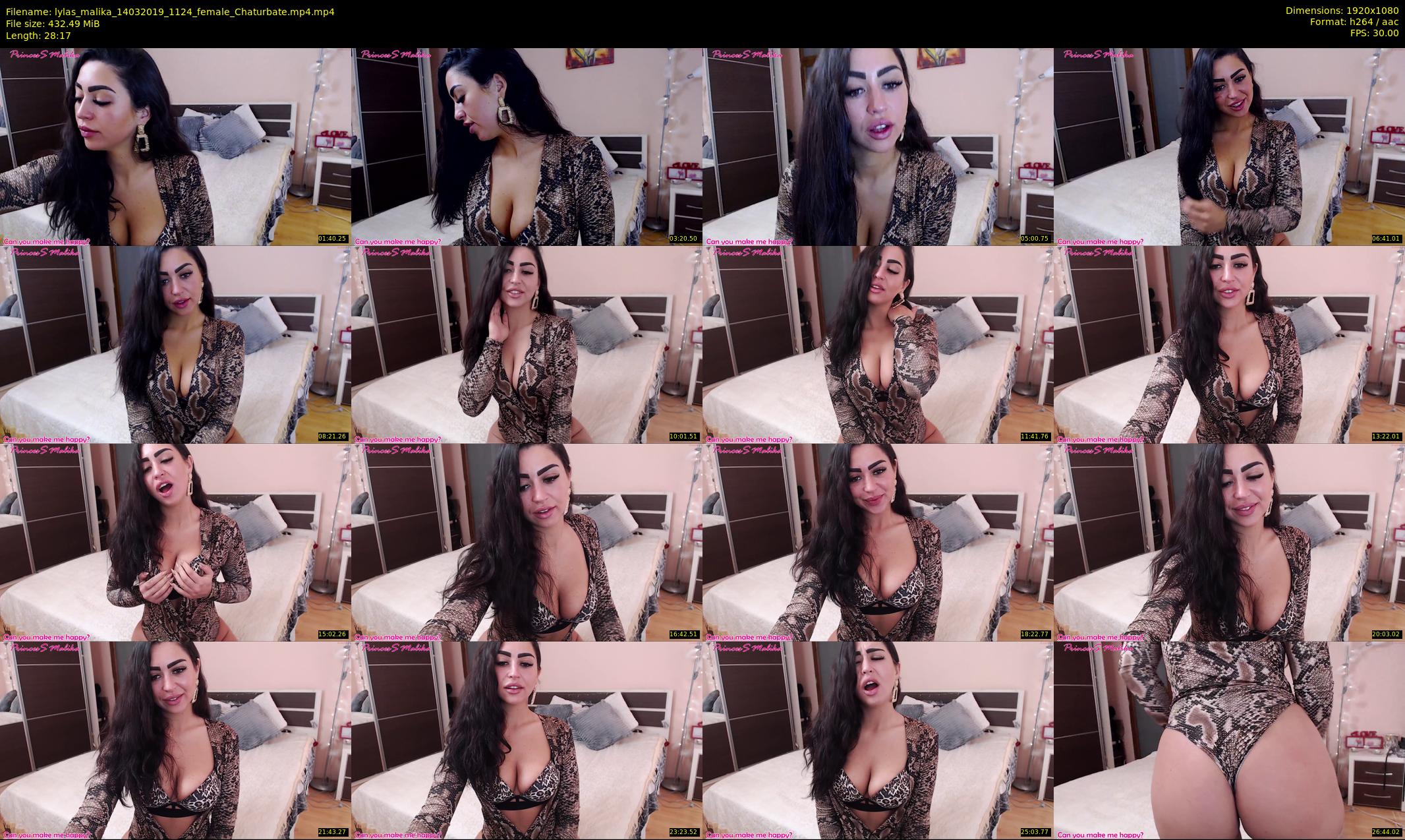 lylas_malika — 29 minute Chaturbate female cam show recording, 1080p, Mar 14, 2019