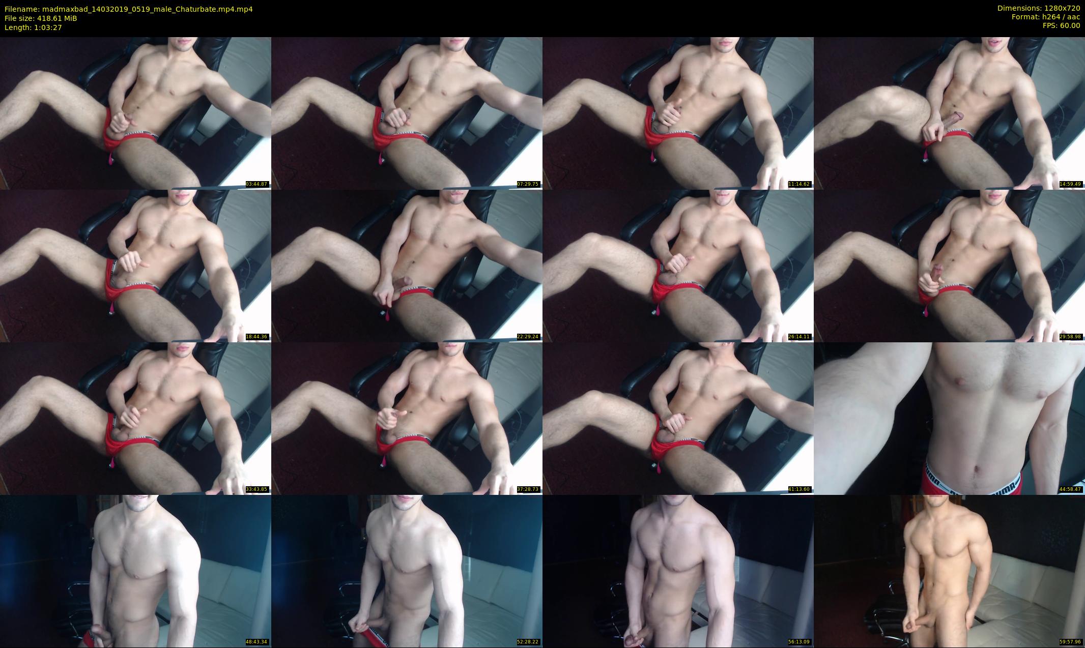 madmaxbad — 64 minute Chaturbate male cam show recording, 720p, Mar 14, 2019